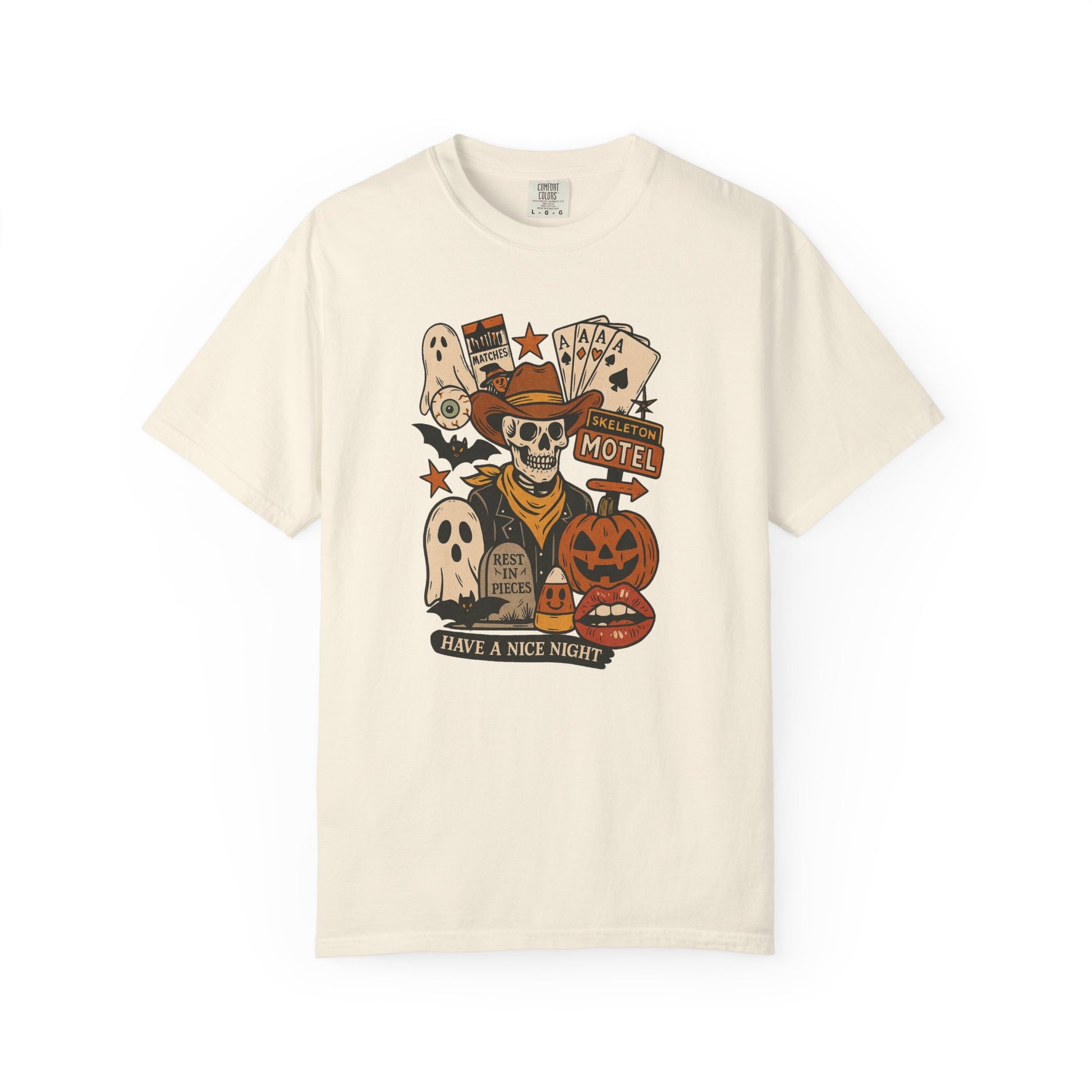 Halloween Motel Comfort Colors T-Shirt - Thespicyromancebookclub LLC