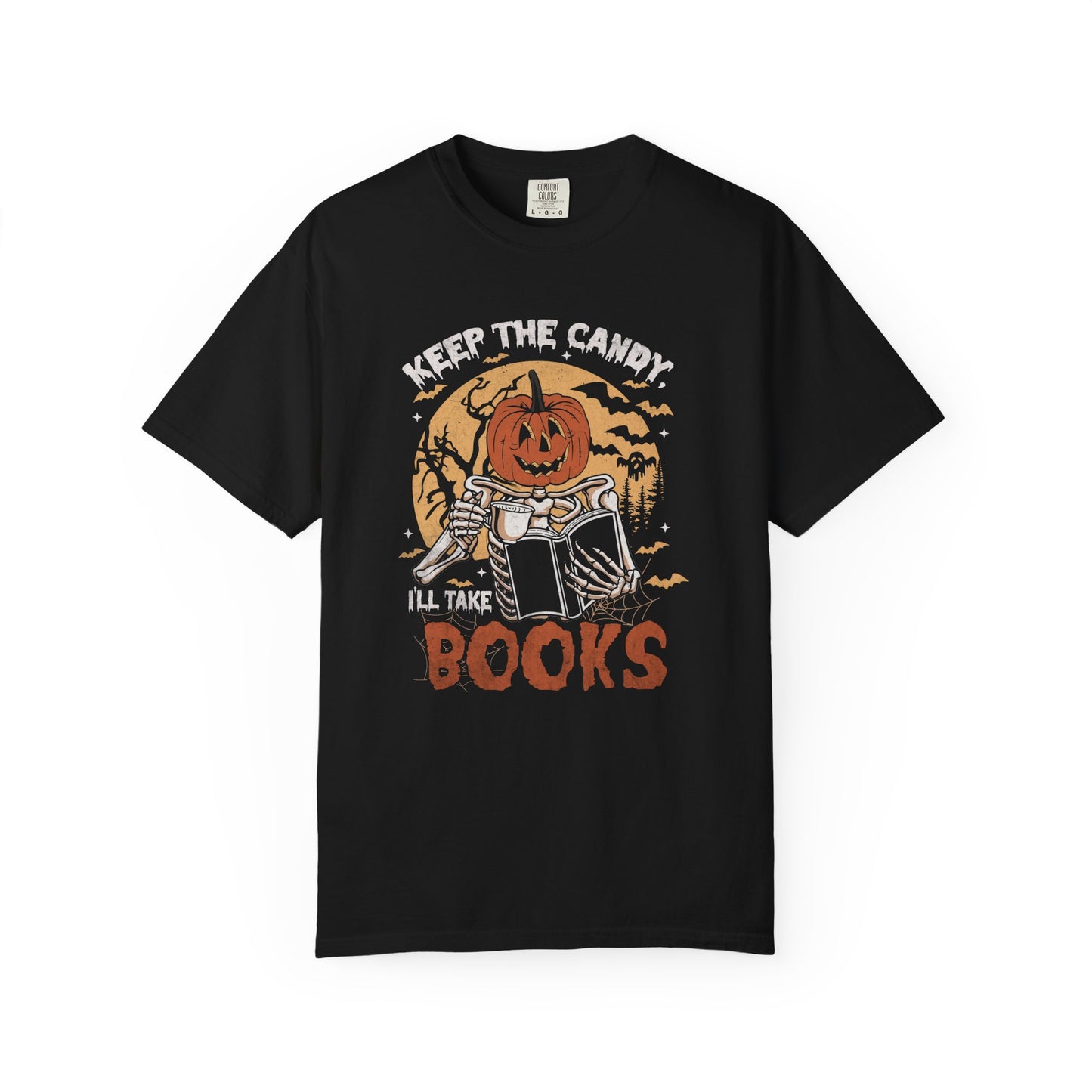 Keep The Candy I'll Take The Books Comfort T-Shirt - Thespicyromancebookclub LLC