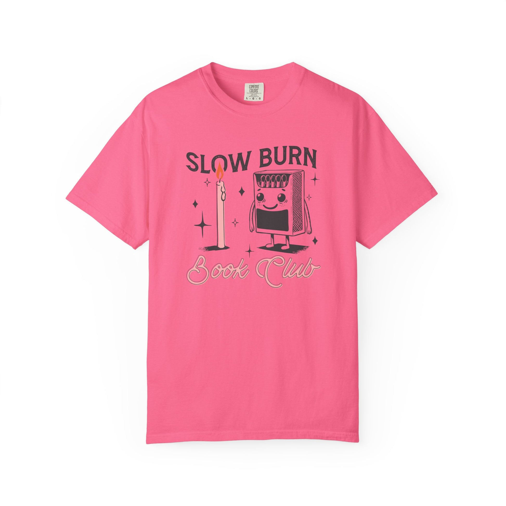 Slow Burn Book Club Comfort Colors T-Shirt - Thespicyromancebookclub LLC