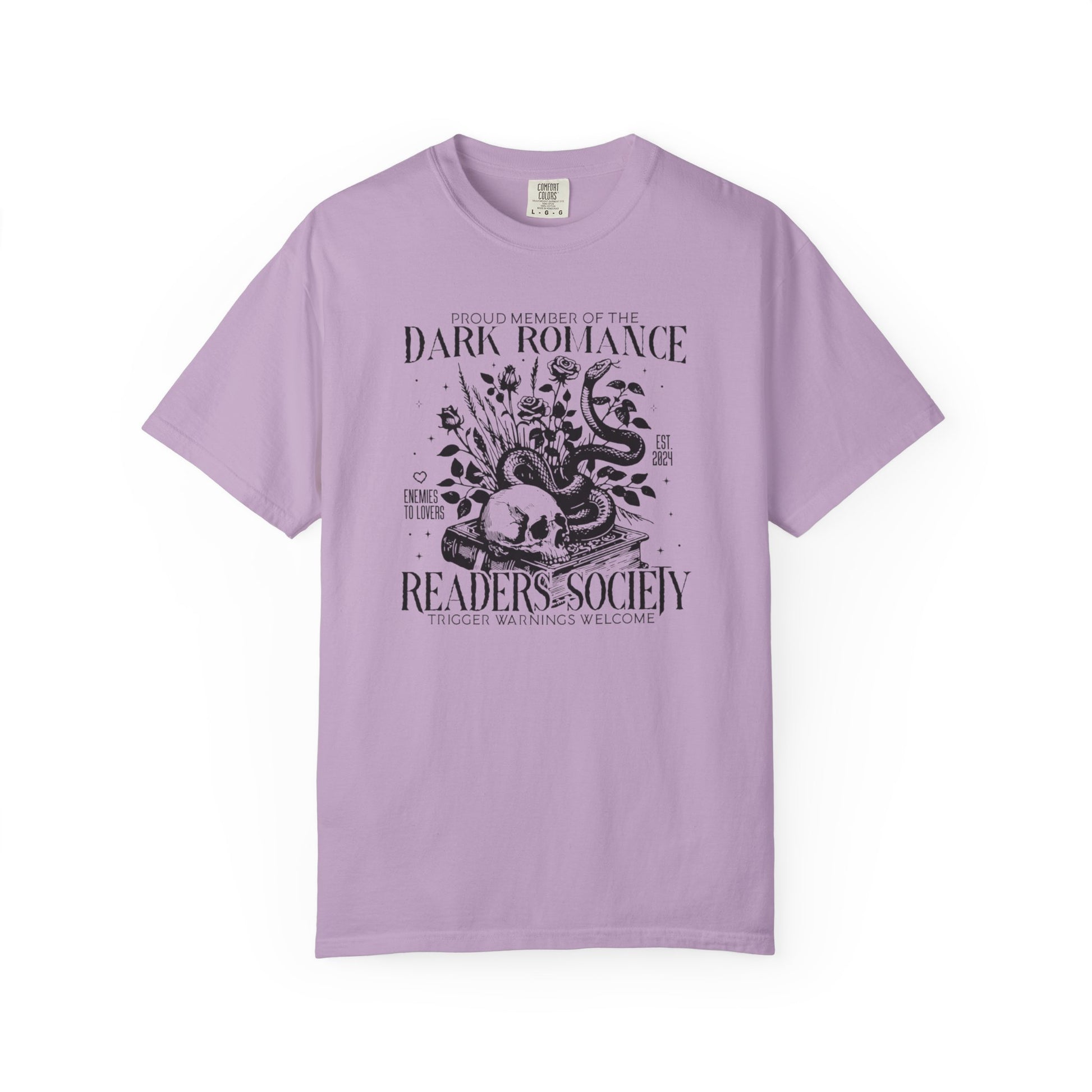 Dark Romance Readers Society Comfort Colors T-shirt - Thespicyromancebookclub LLC