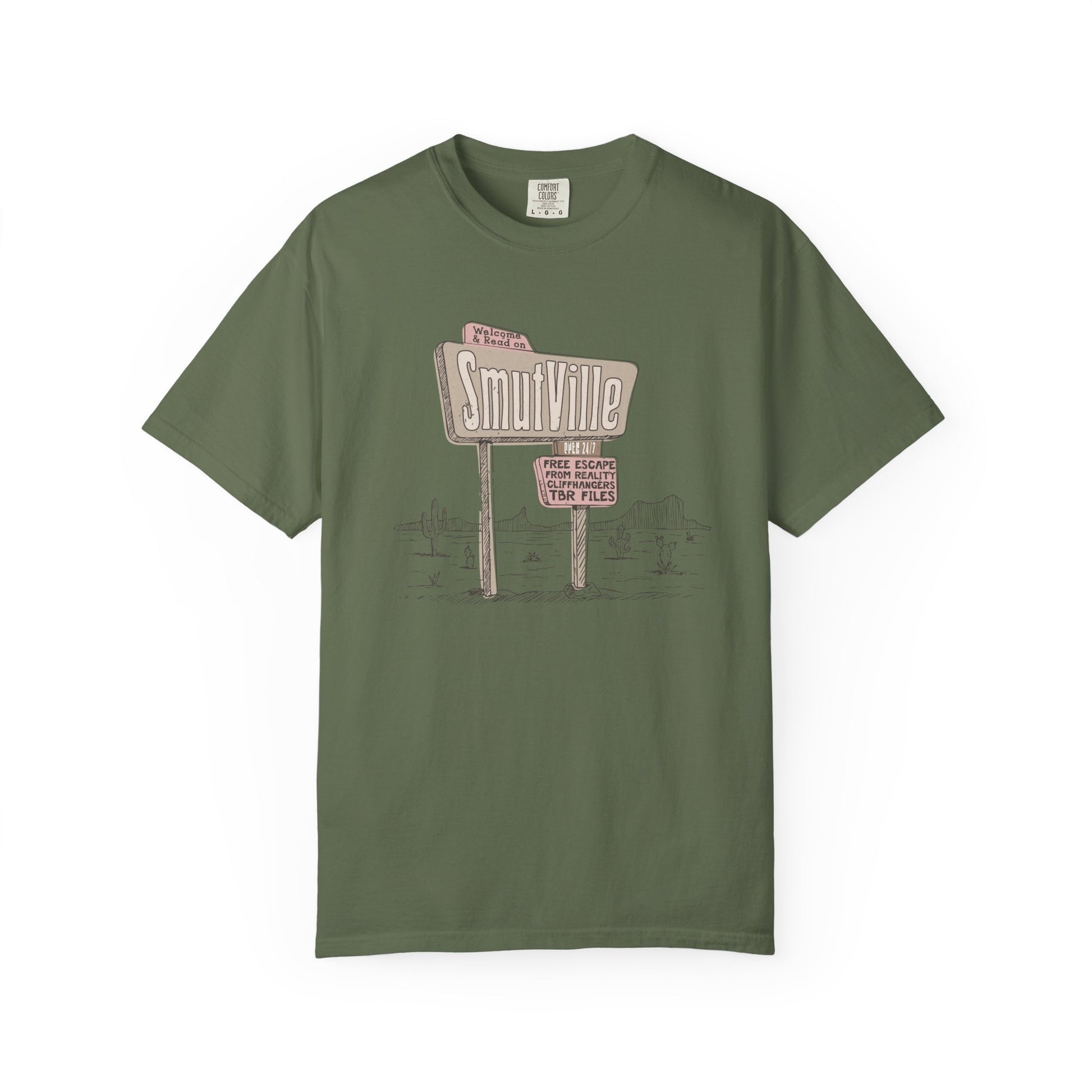 Smutville Comfort Colors T-shirt - Thespicyromancebookclub LLC