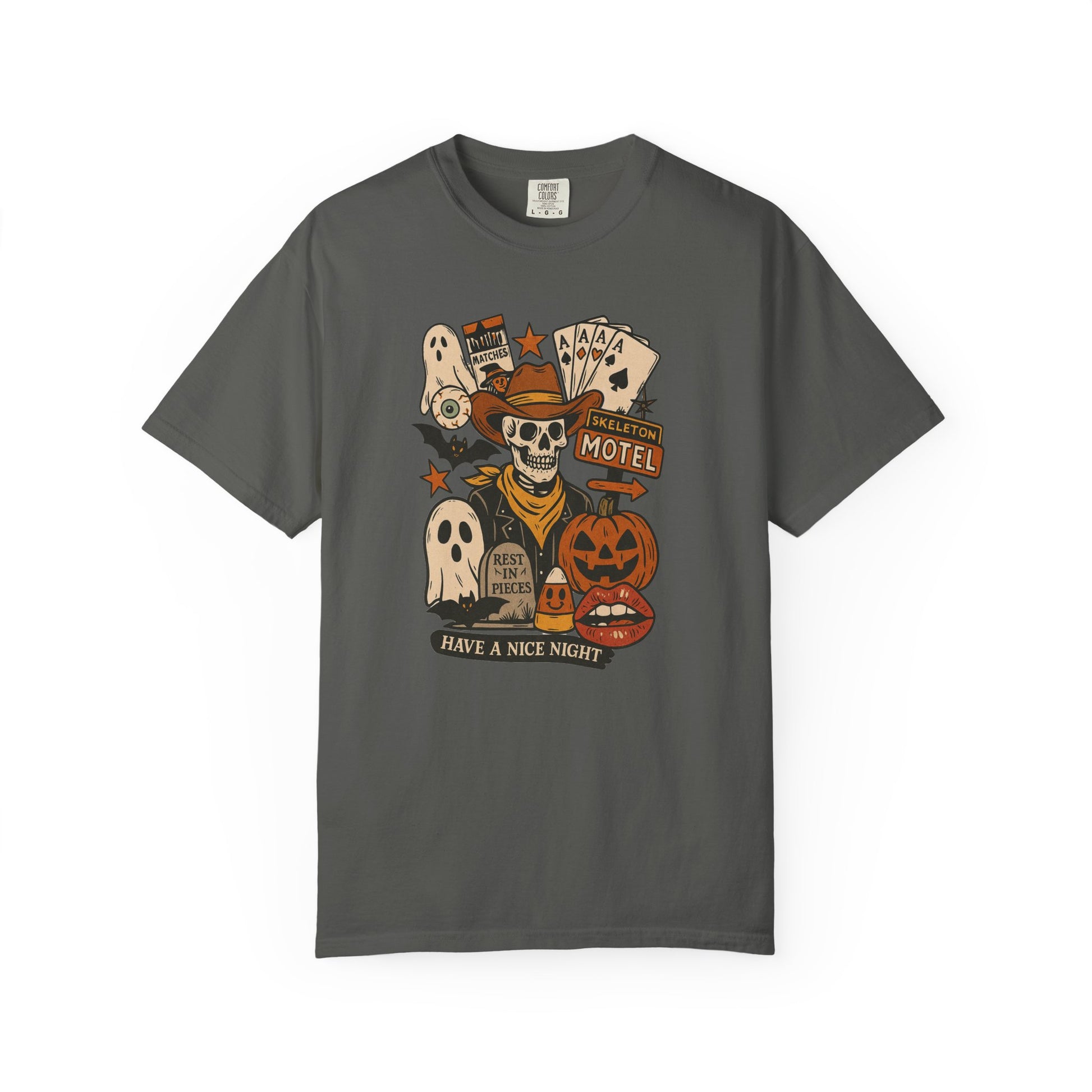 Halloween Motel Comfort Colors T-Shirt - Thespicyromancebookclub LLC
