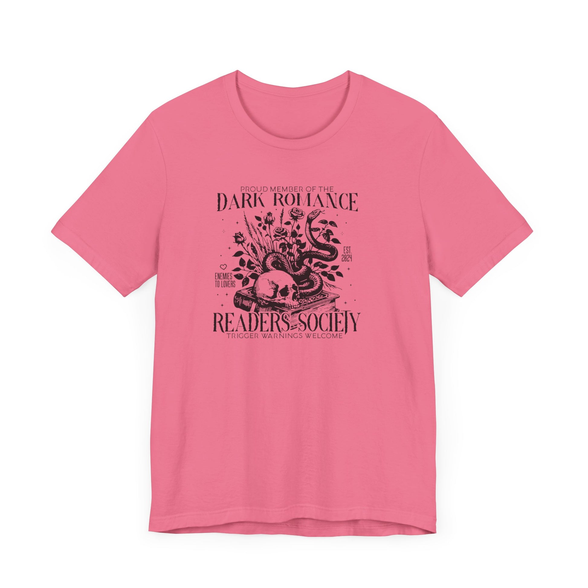 The Dark Romance Readers Society” Bella + Canvas T-shirt - Thespicyromancebookclub LLC