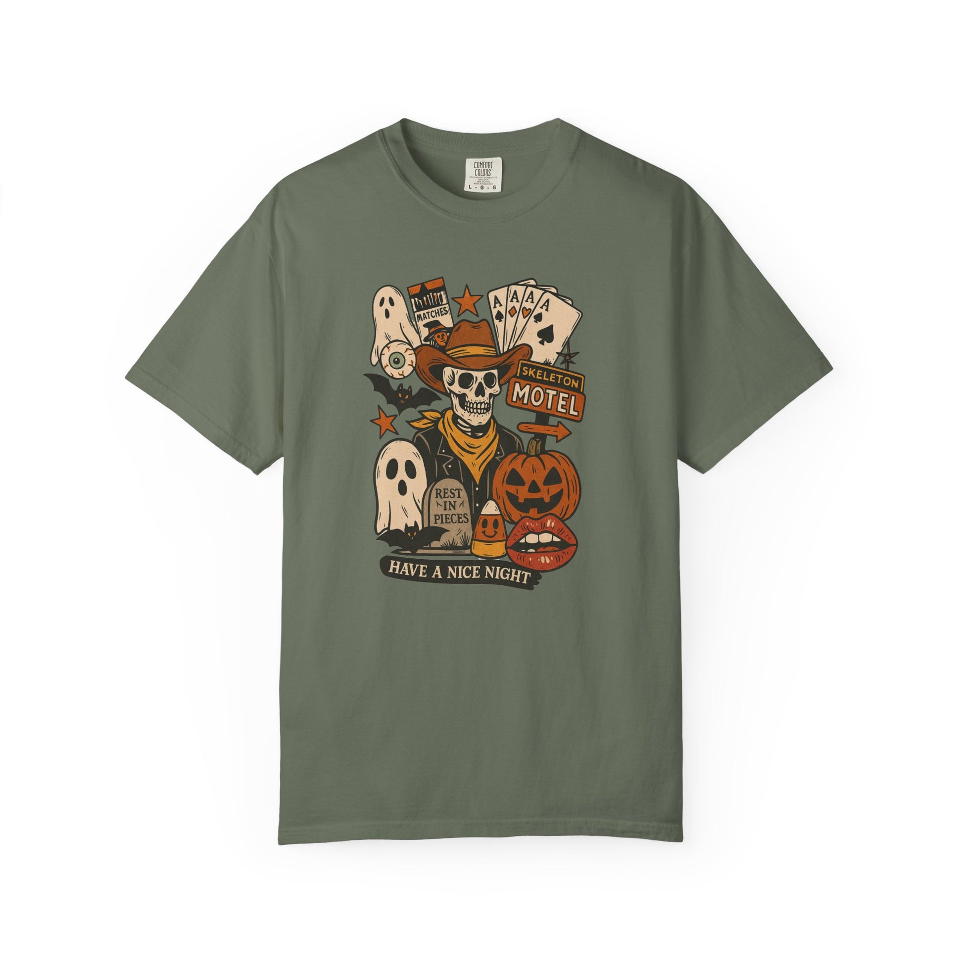 Halloween Motel Comfort Colors T-Shirt - Thespicyromancebookclub LLC