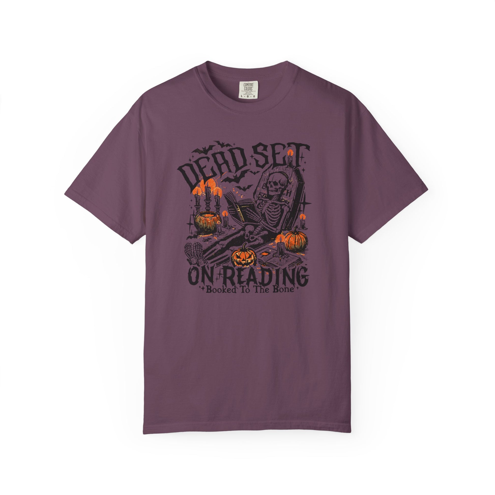Dead Set On Reading Comfort Colors T-Shirt - Thespicyromancebookclub LLC