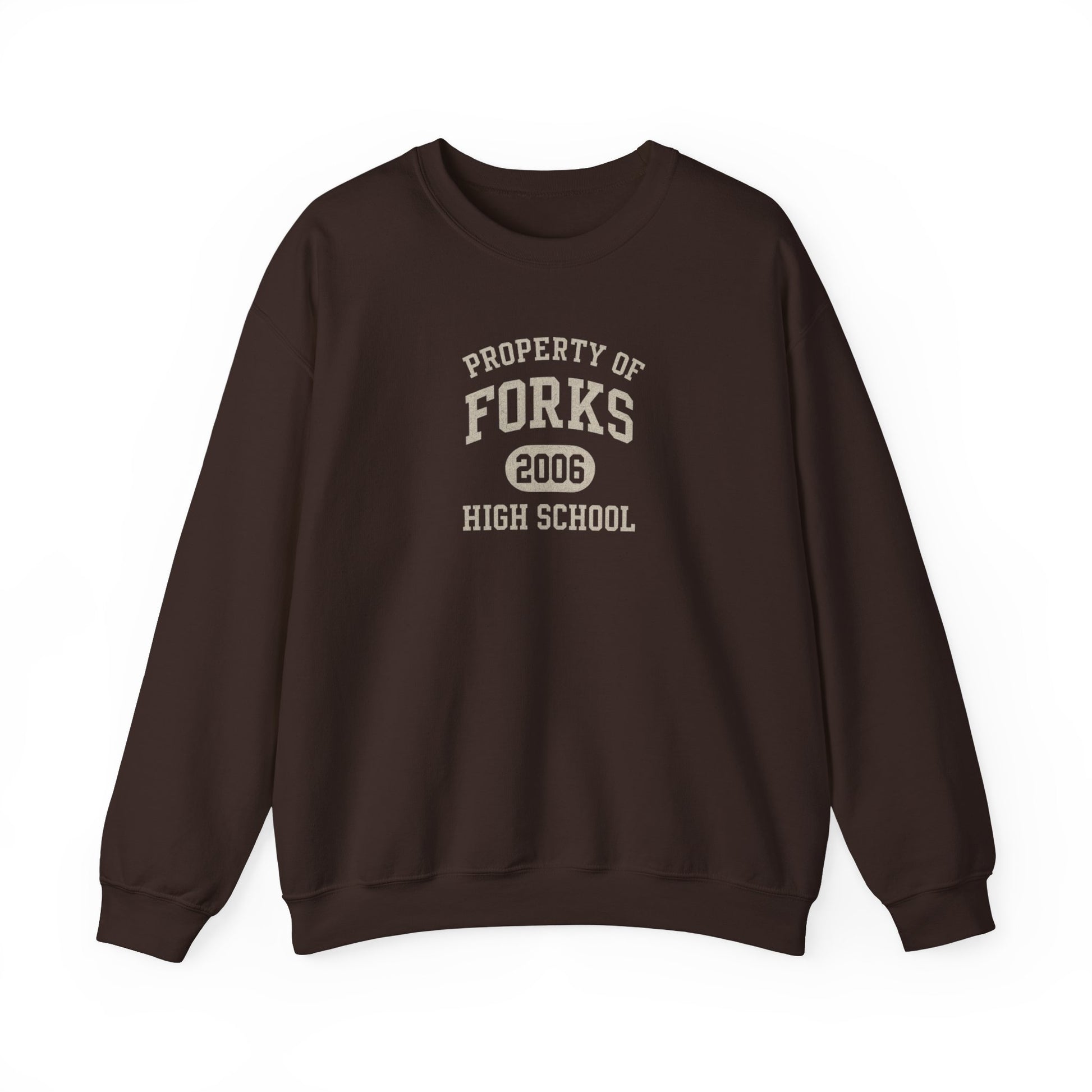 Property Of Forks High School Crewneck Sweatshirt - Thespicyromancebookclub LLC