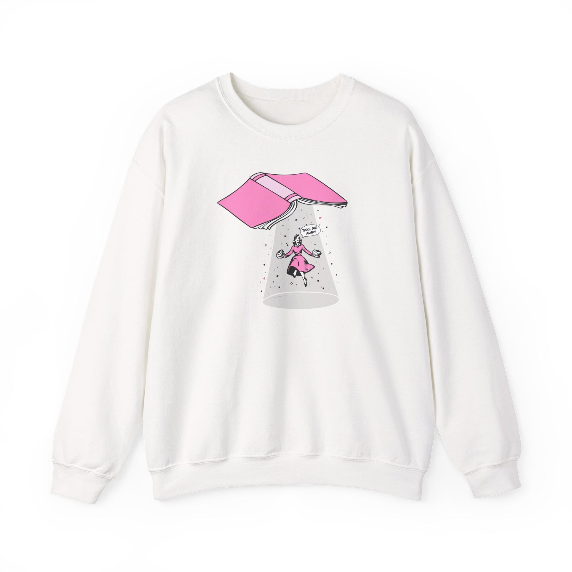 Take Me Away Bookish Sweatshirt - Thespicyromancebookclub LLC