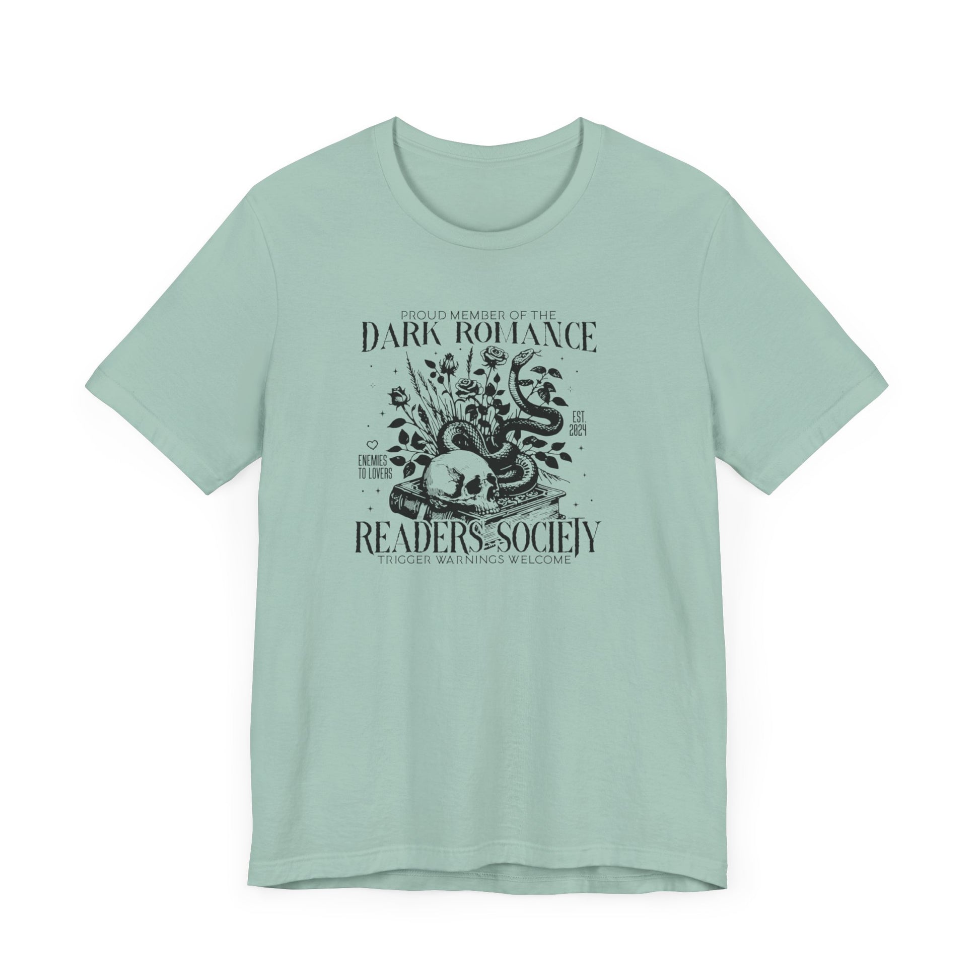 The Dark Romance Readers Society” Bella + Canvas T-shirt - Thespicyromancebookclub LLC