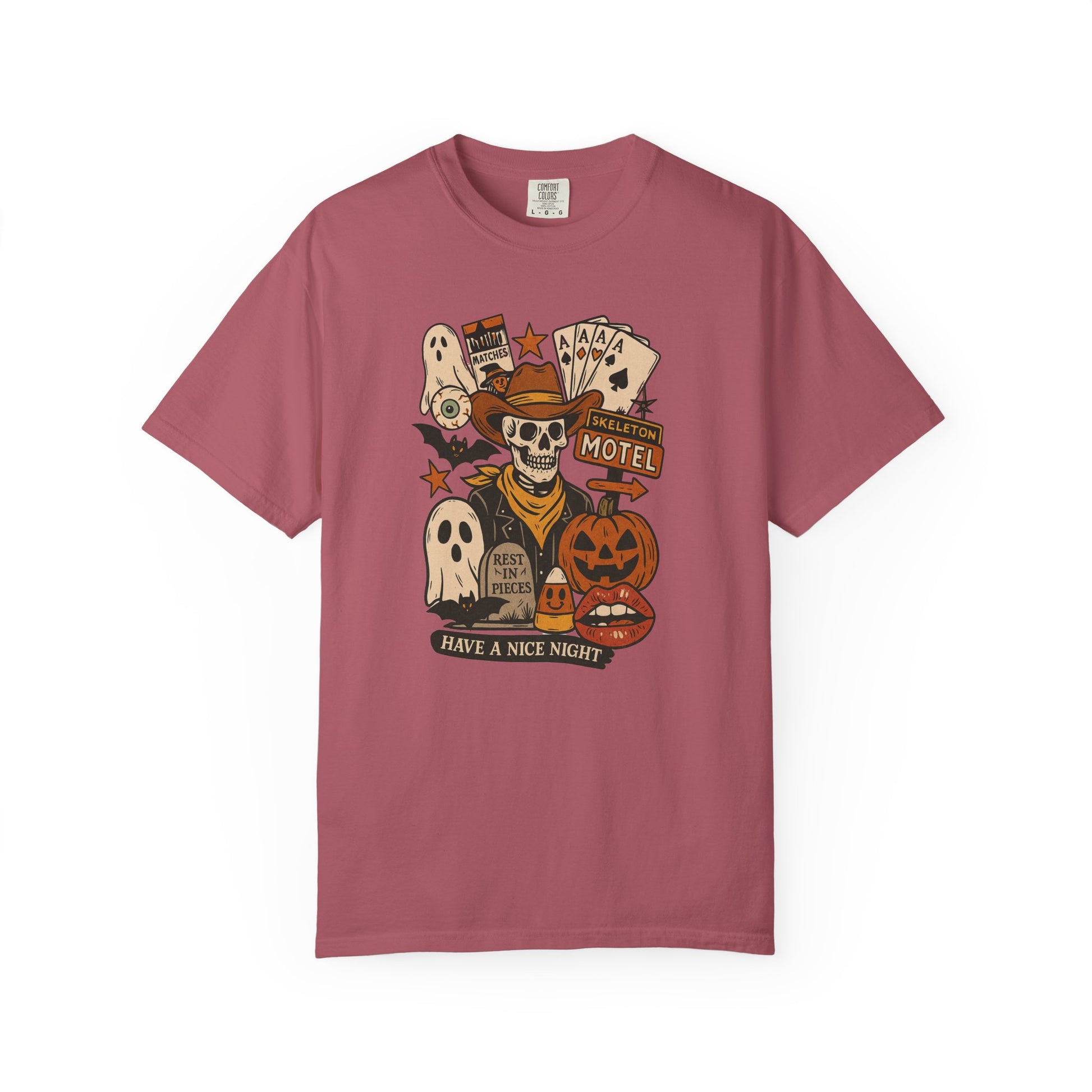 Halloween Motel Comfort Colors T-Shirt - Thespicyromancebookclub LLC