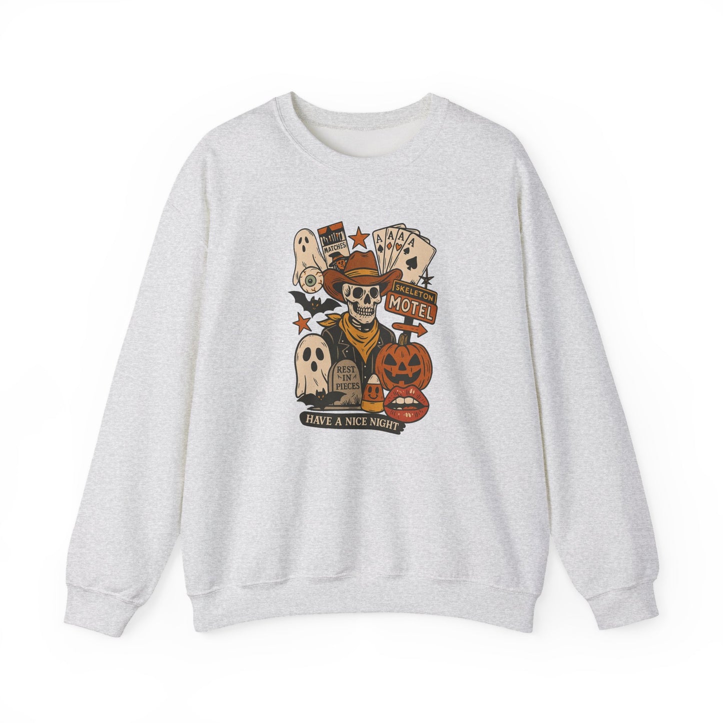 Halloween Motel Sweatshirt - Thespicyromancebookclub LLC