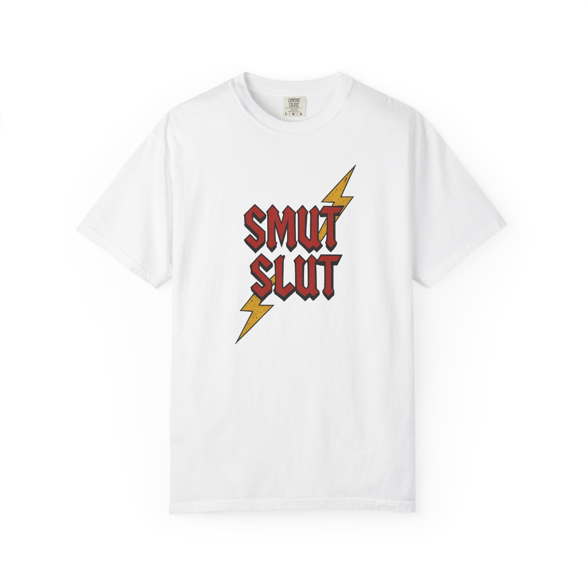 Smut Slut Lightning Comfort colors T-shirt - Thespicyromancebookclub LLC