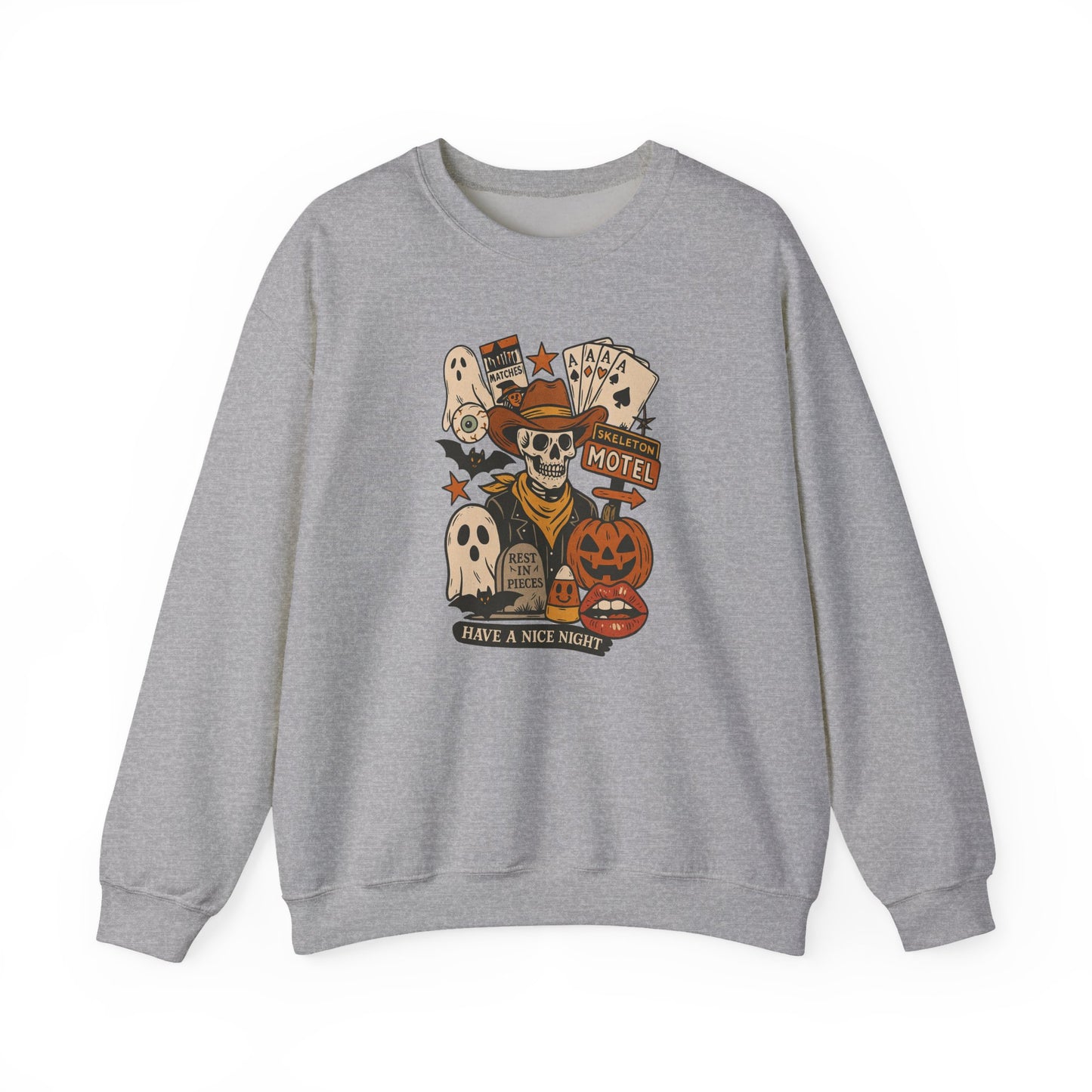 Halloween Motel Sweatshirt - Thespicyromancebookclub LLC