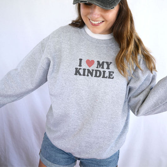 I Heart My Kindle Sweatshirt