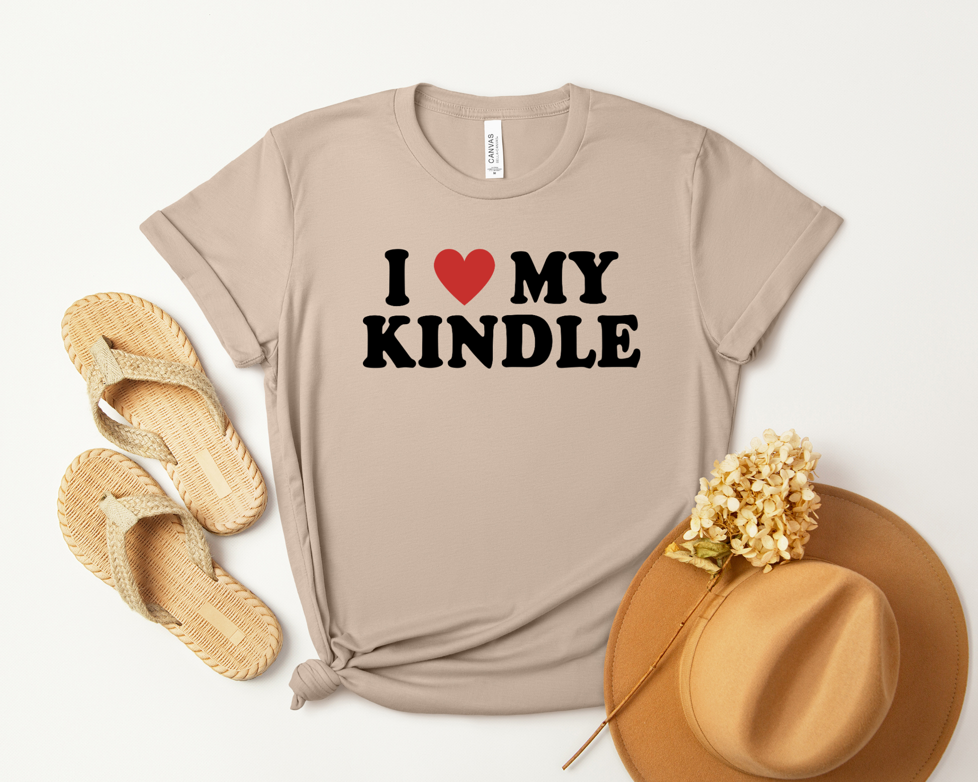 I Heart My Kindle T-Shirt - Thespicyromancebookclub LLC
