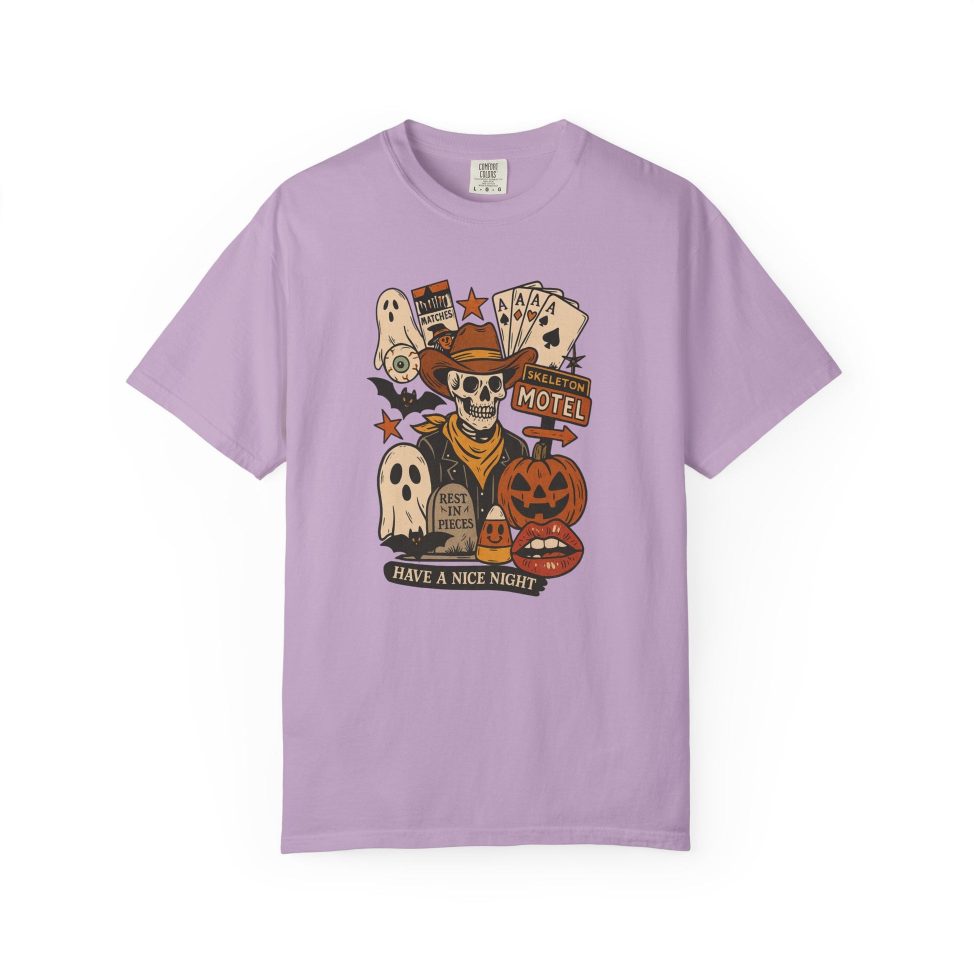 Halloween Motel Comfort Colors T-Shirt - Thespicyromancebookclub LLC