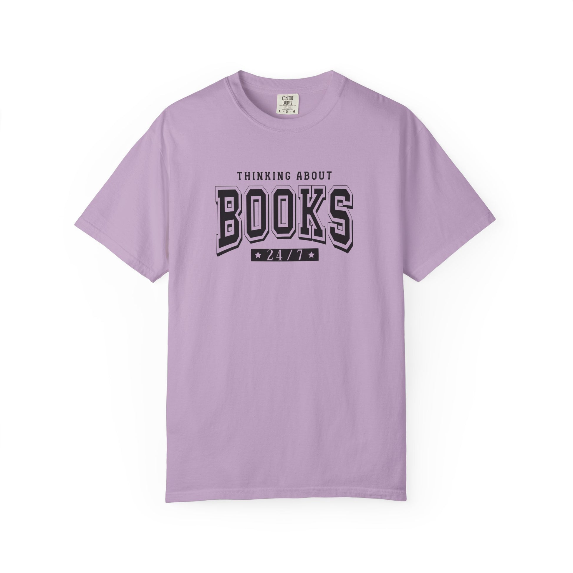 Thinking About Books 24/7 Comfort Colors T-shirt - Thespicyromancebookclub LLC
