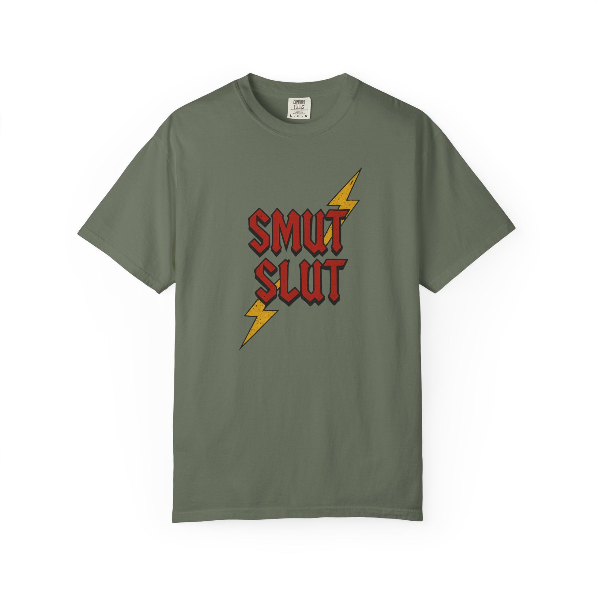 Smut Slut Lightning Comfort colors T-shirt - Thespicyromancebookclub LLC