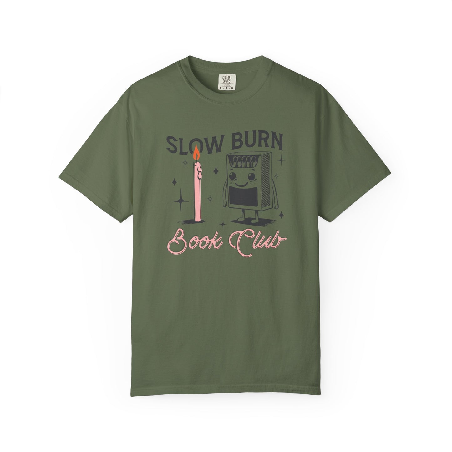 Slow Burn Book Club Comfort Colors T-Shirt - Thespicyromancebookclub LLC