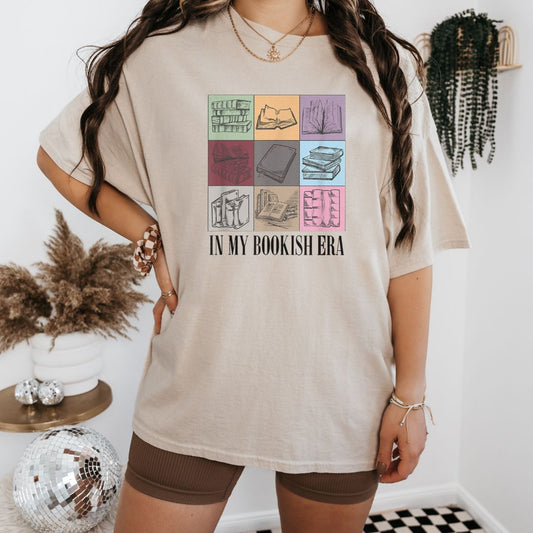 In my bookish era "eras" inspired t-shirt