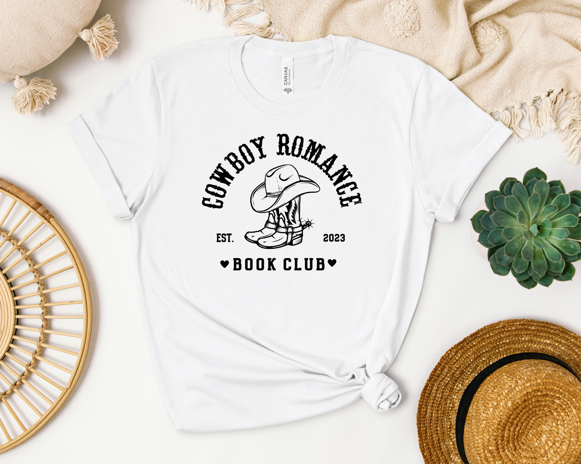Cowboy Romance T-shirt - Thespicyromancebookclub LLC