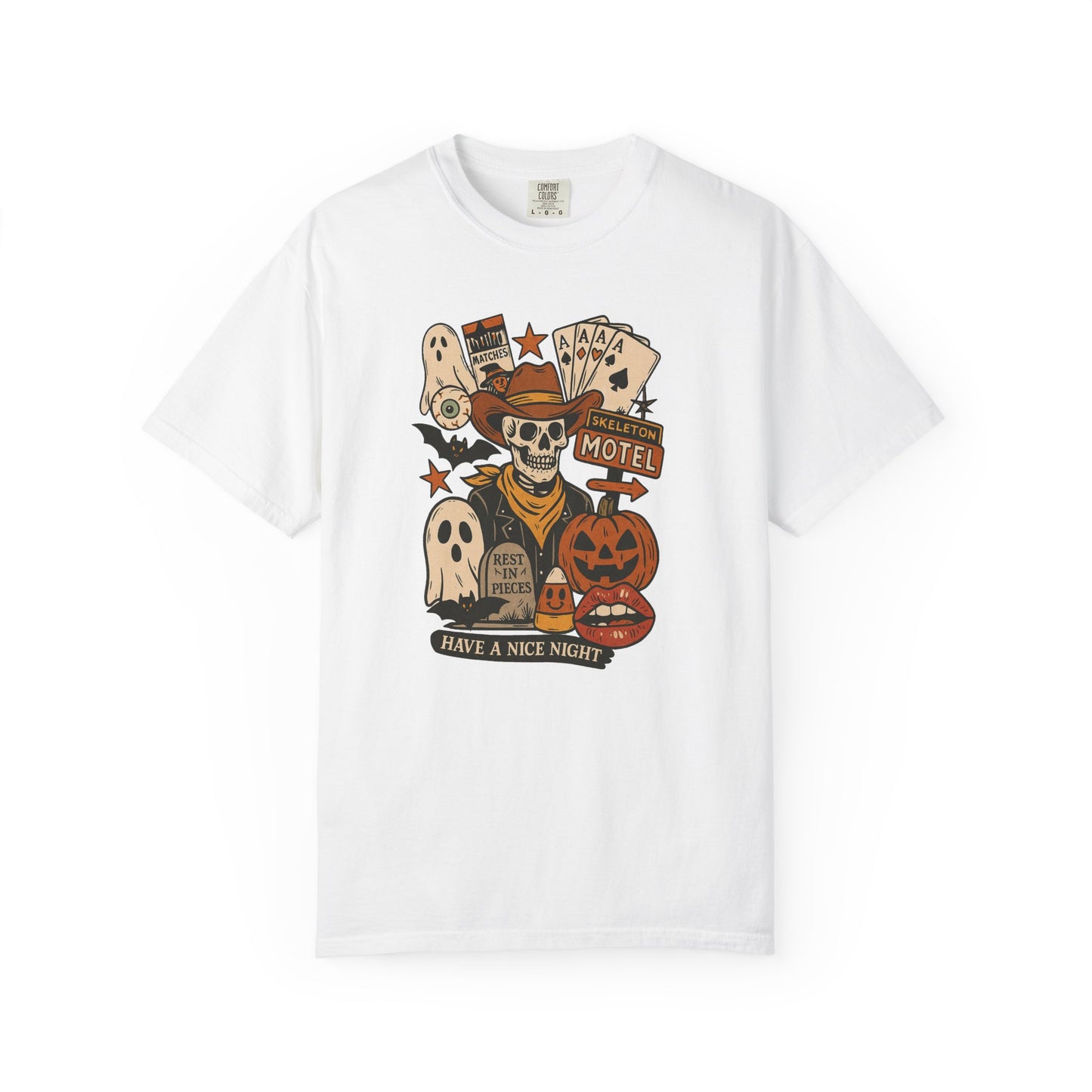Halloween Motel Comfort Colors T-Shirt - Thespicyromancebookclub LLC
