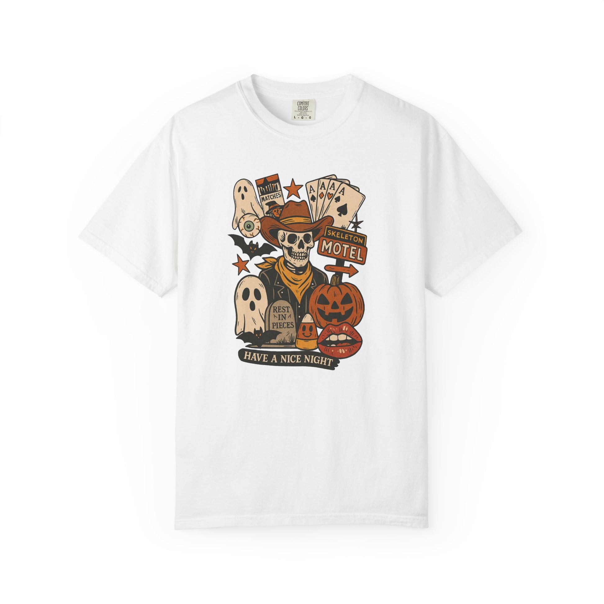 Halloween Motel Comfort Colors T-Shirt - Thespicyromancebookclub LLC