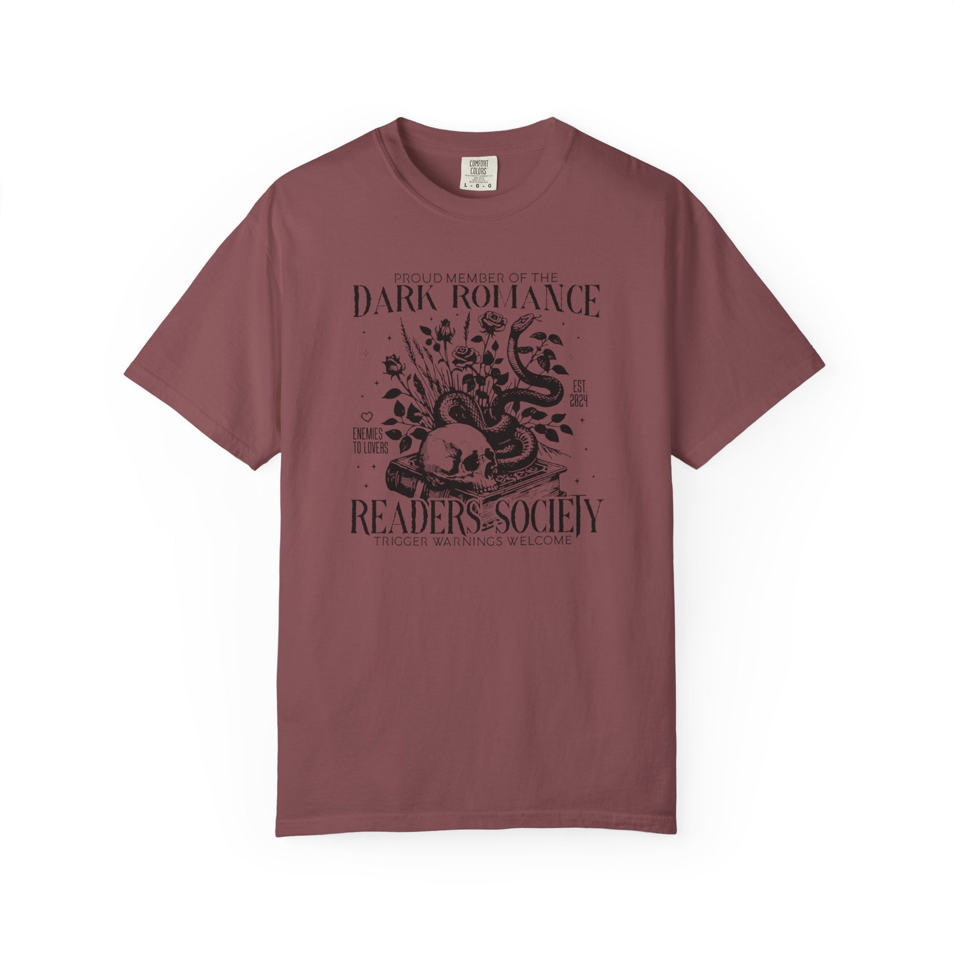 Dark Romance Readers Society Comfort Colors T-shirt - Thespicyromancebookclub LLC