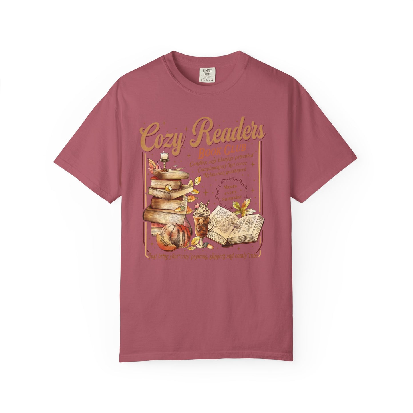 Cozy Readers Book Club Comfort Colors T-Shirt