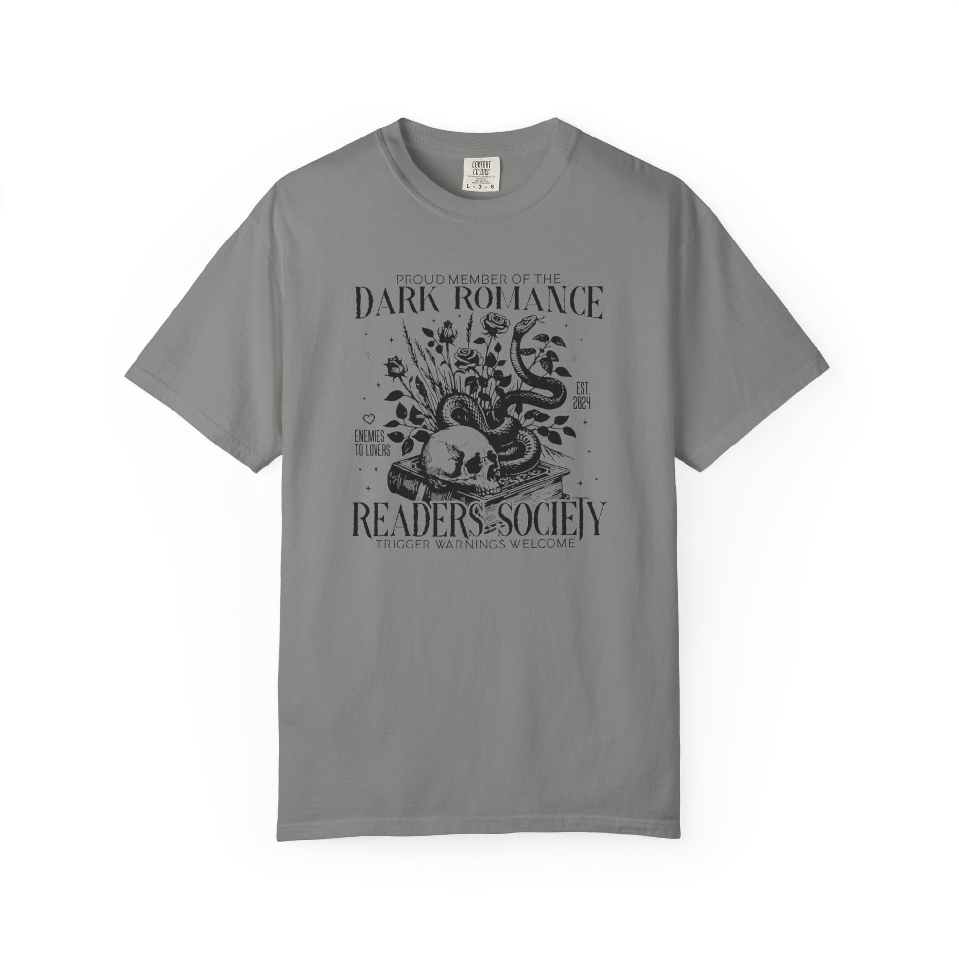 Dark Romance Readers Society Comfort Colors T-shirt - Thespicyromancebookclub LLC