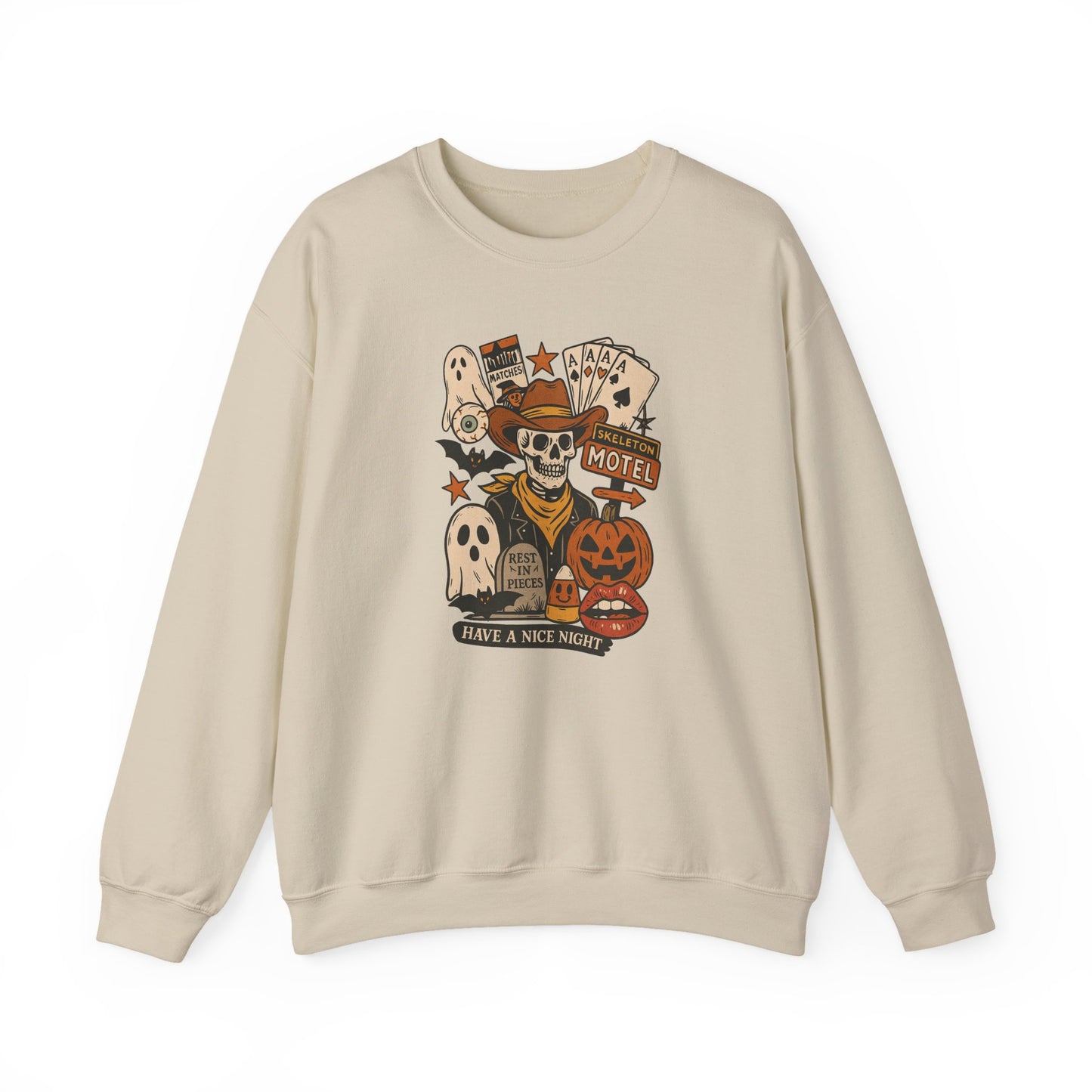 Halloween Motel Sweatshirt - Thespicyromancebookclub LLC