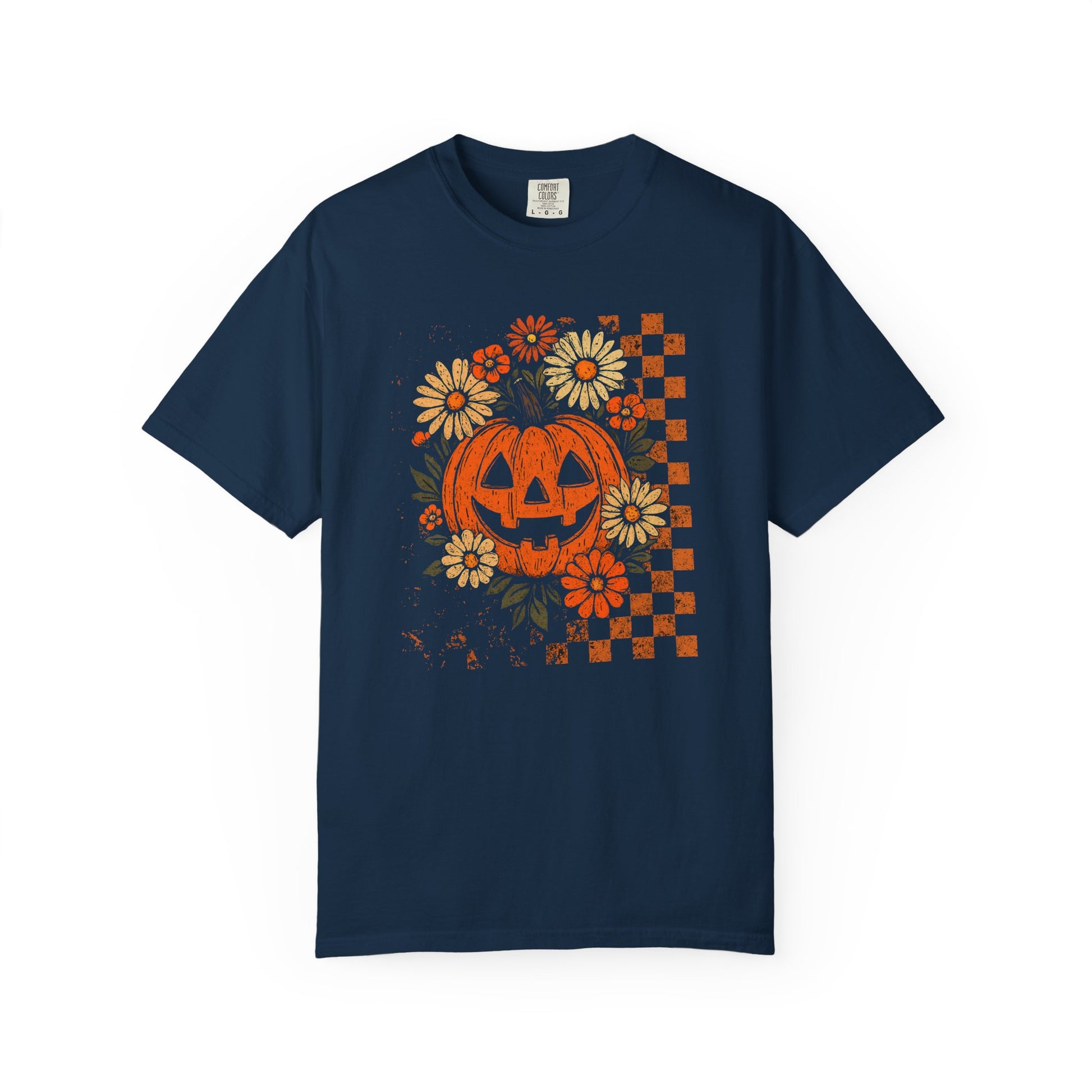 Pumpkin Floral Comfort Colors T-Shirt - Thespicyromancebookclub LLC