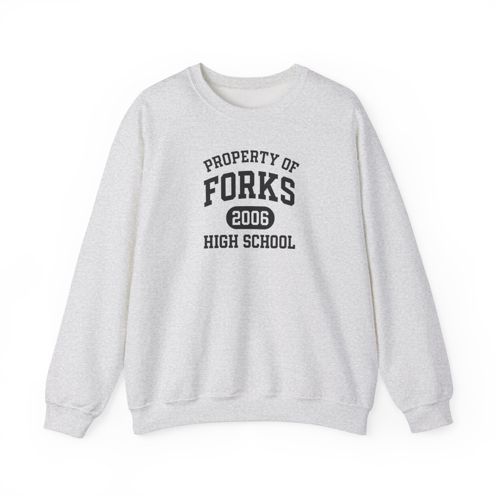 Property Of Forks High School Crewneck Sweatshirt - Thespicyromancebookclub LLC