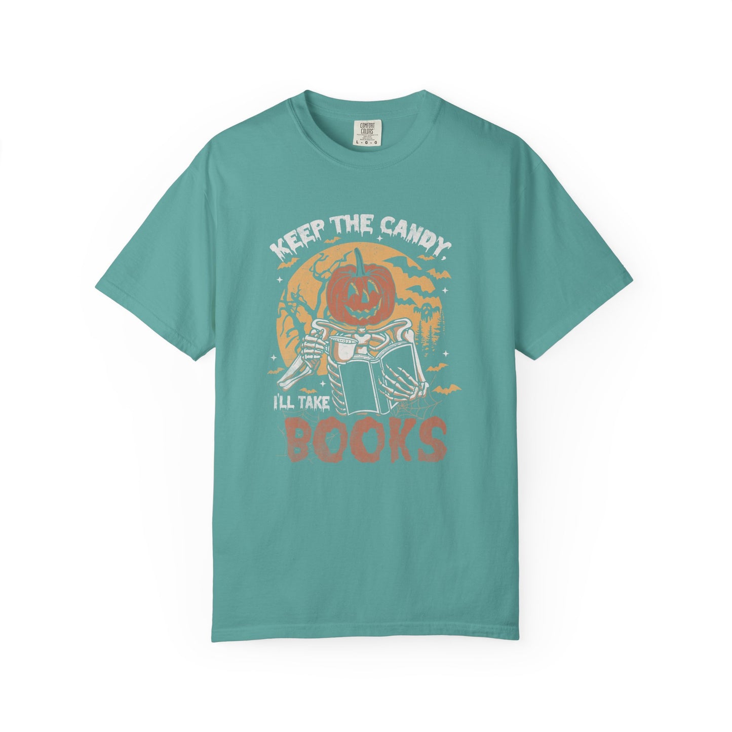 Keep The Candy I'll Take The Books Comfort T-Shirt - Thespicyromancebookclub LLC