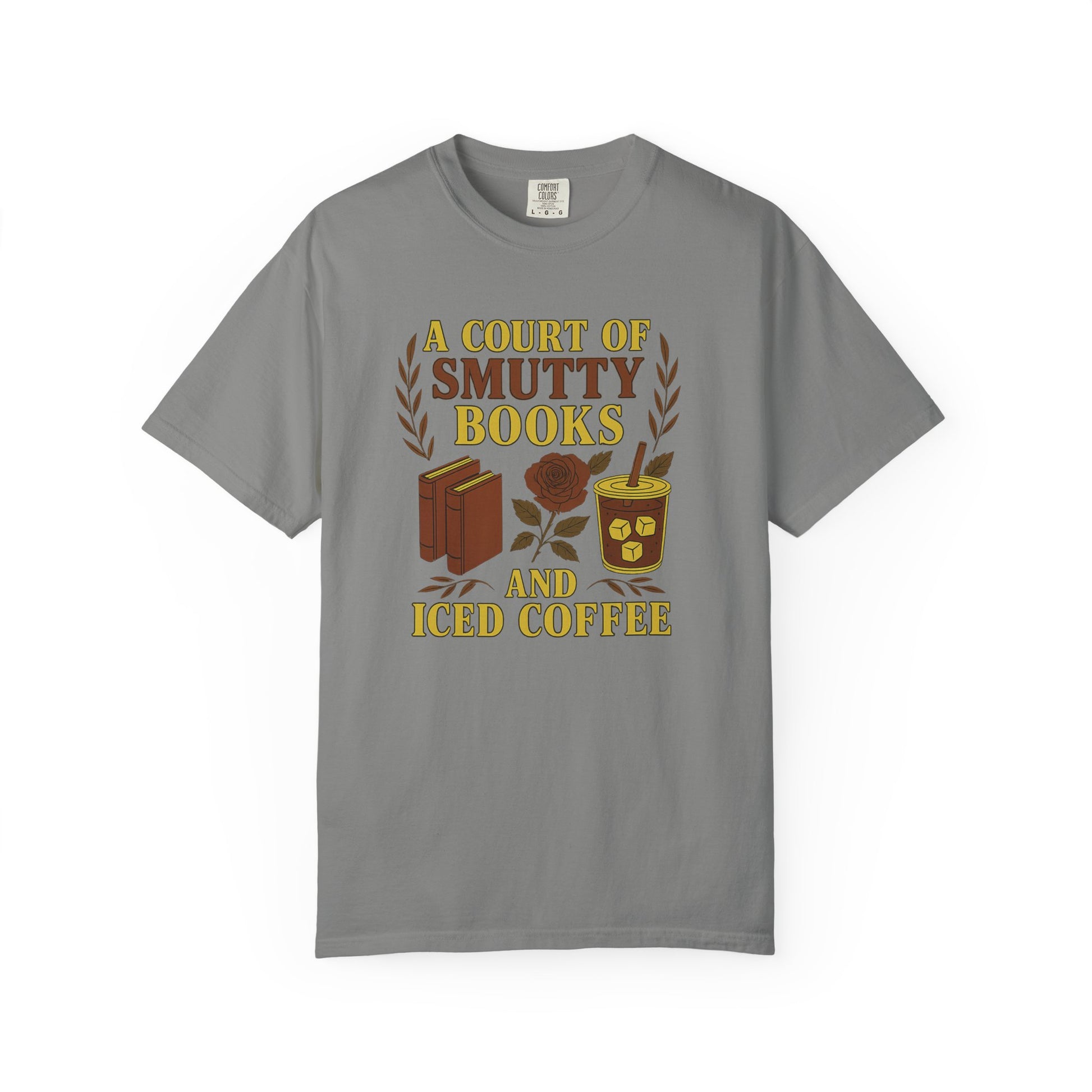 A Court Of Smutty Books And Iced Coffee T-shirt - Thespicyromancebookclub LLC