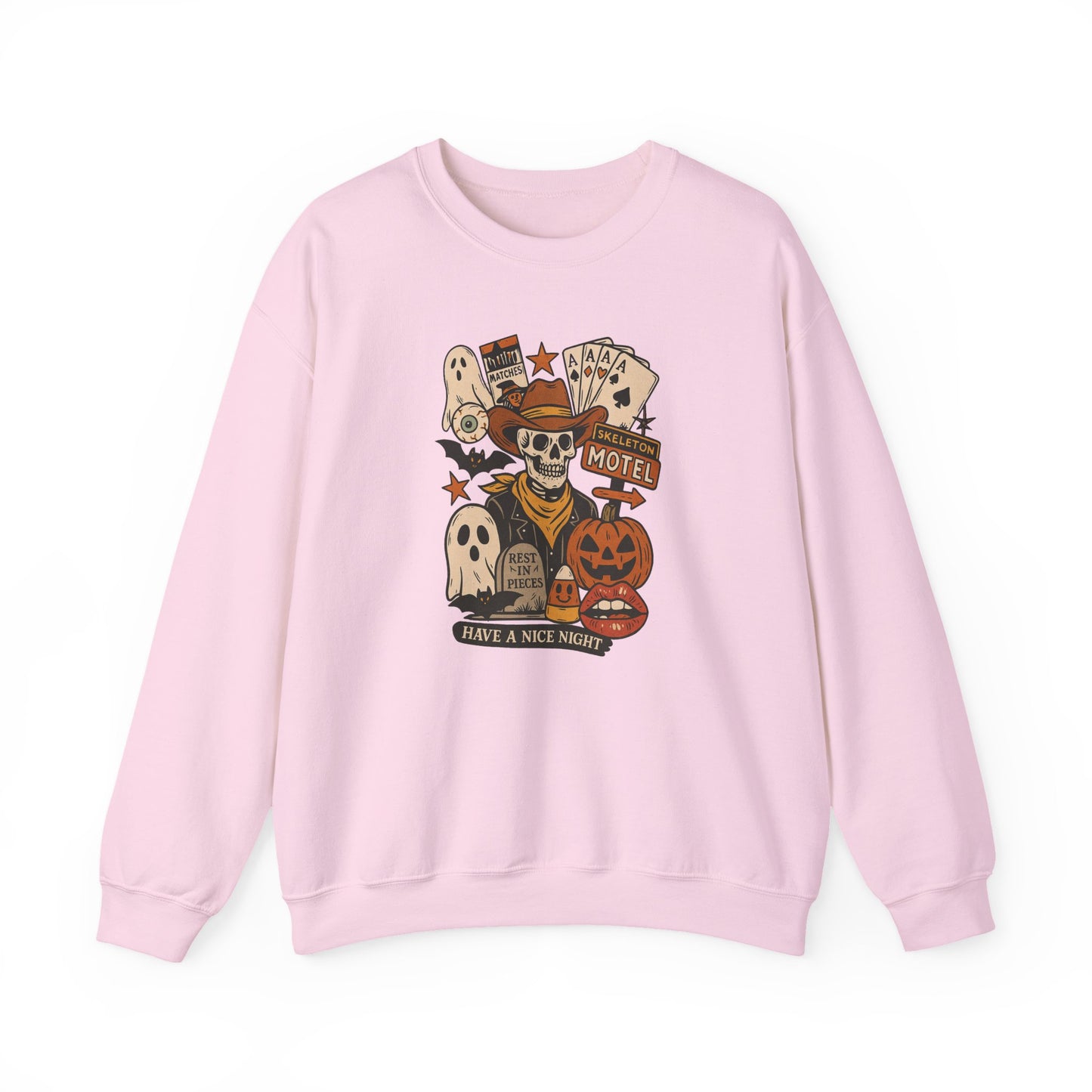 Halloween Motel Sweatshirt - Thespicyromancebookclub LLC