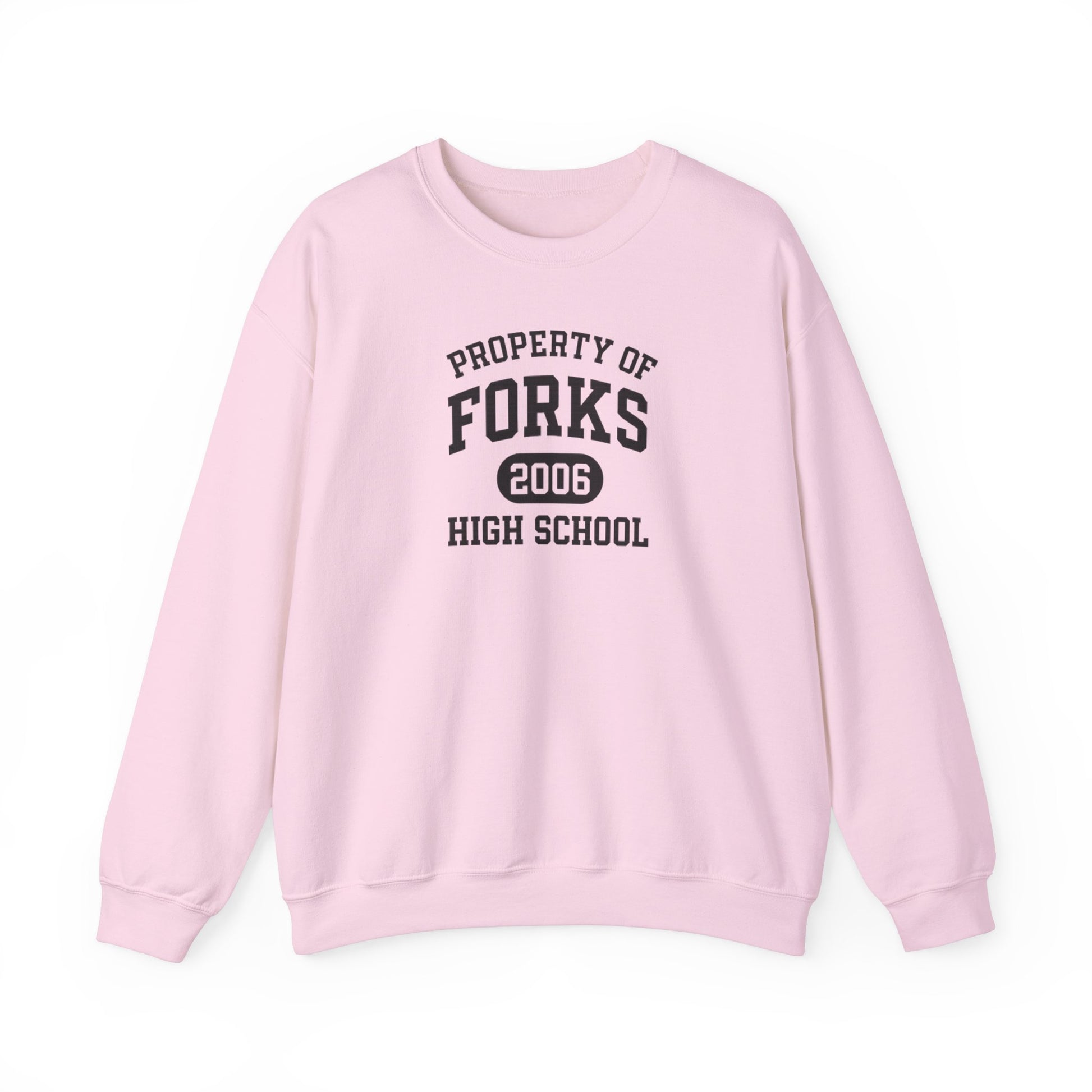Property Of Forks High School Crewneck Sweatshirt - Thespicyromancebookclub LLC