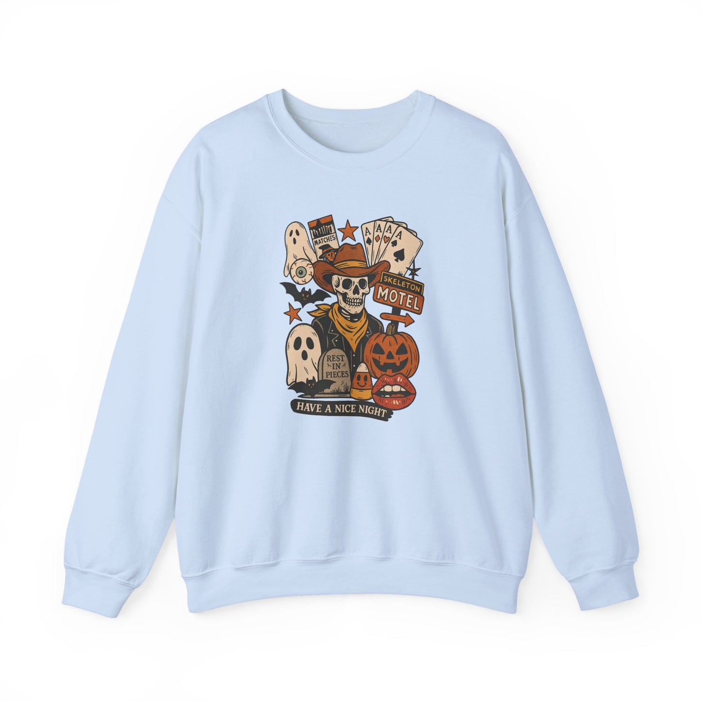 Halloween Motel Sweatshirt - Thespicyromancebookclub LLC