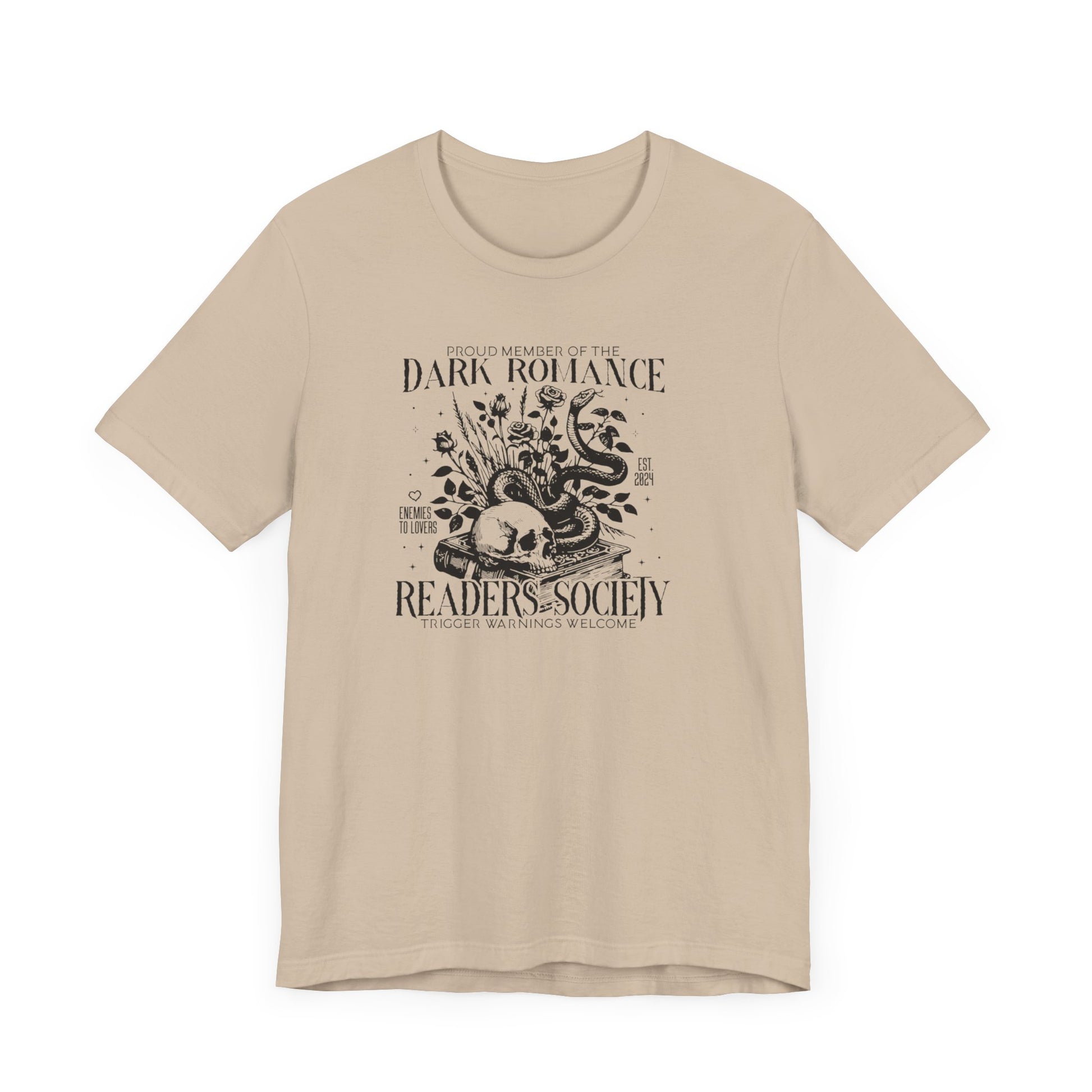 The Dark Romance Readers Society” Bella + Canvas T-shirt - Thespicyromancebookclub LLC