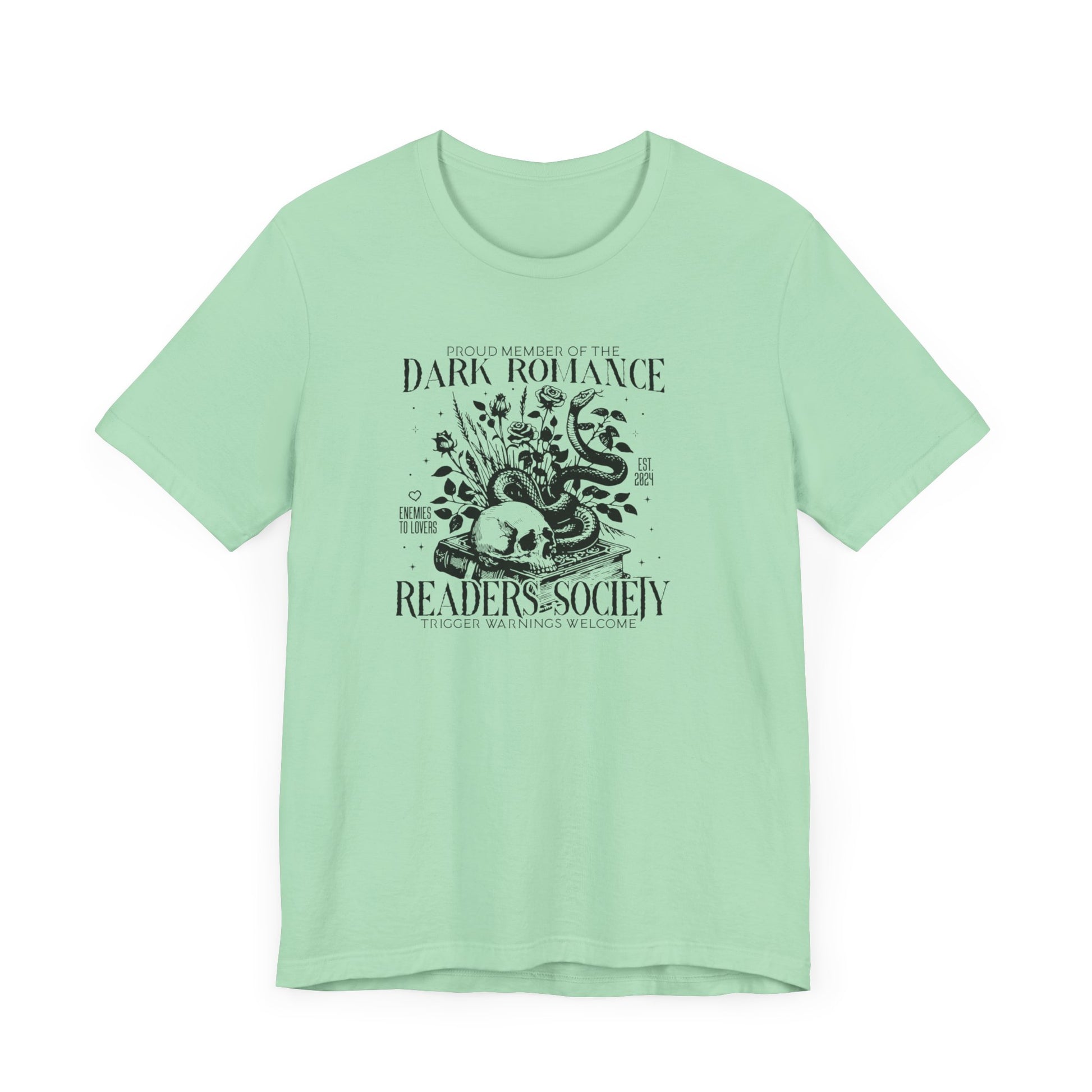 The Dark Romance Readers Society” Bella + Canvas T-shirt - Thespicyromancebookclub LLC
