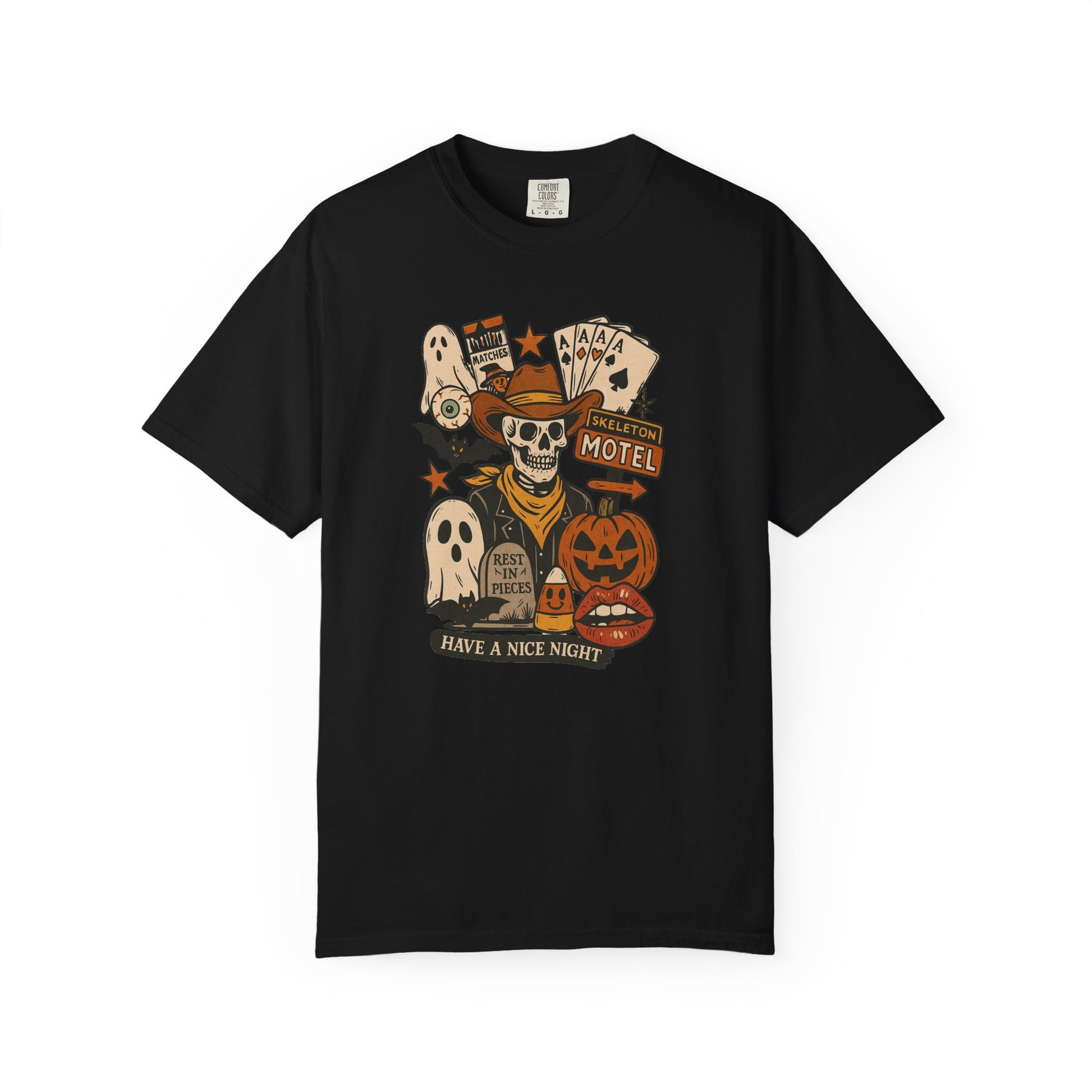 Halloween Motel Comfort Colors T-Shirt - Thespicyromancebookclub LLC