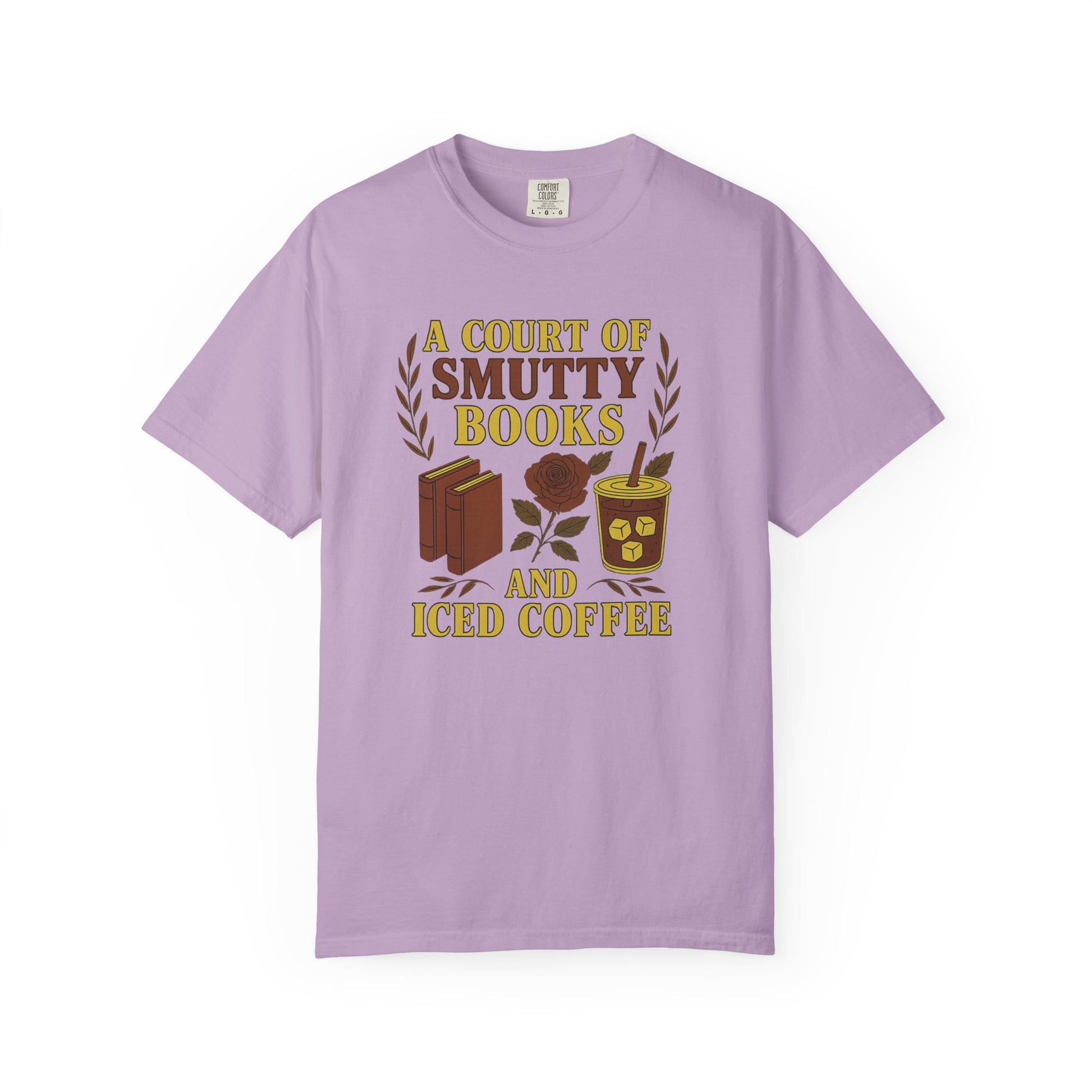 A Court Of Smutty Books And Iced Coffee T-shirt - Thespicyromancebookclub LLC