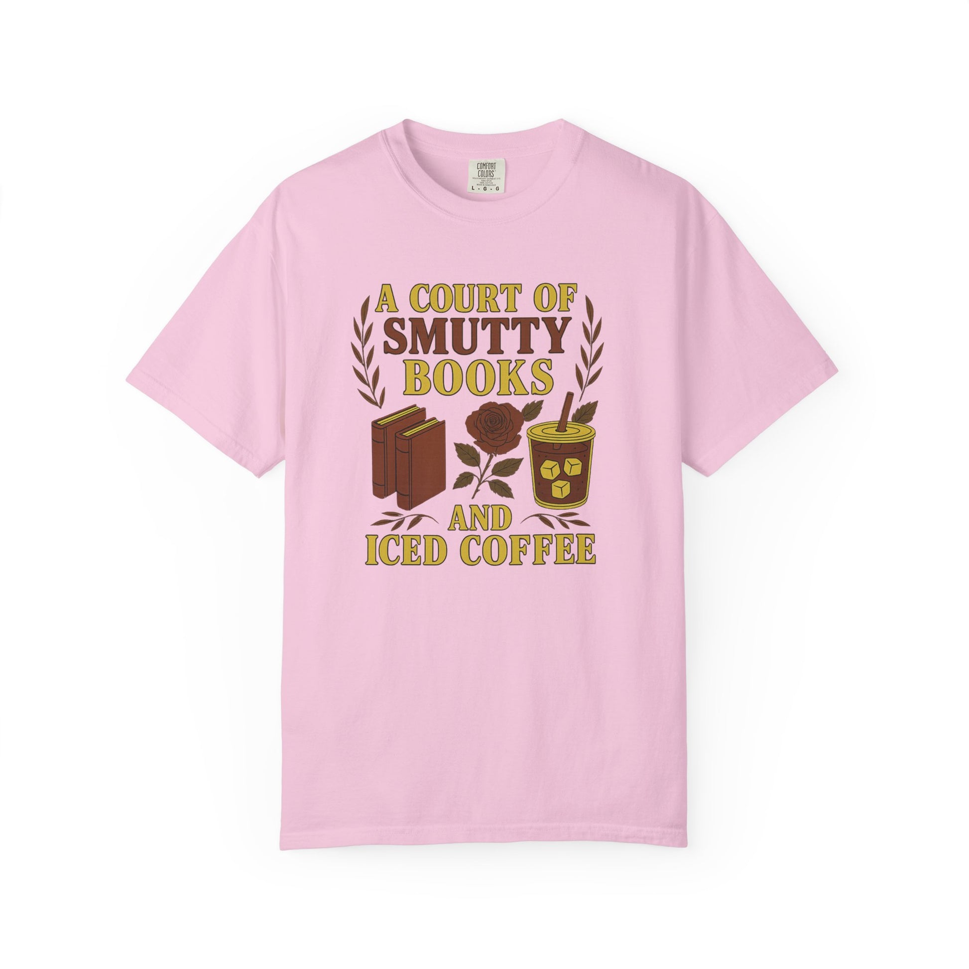 A Court Of Smutty Books And Iced Coffee T-shirt - Thespicyromancebookclub LLC
