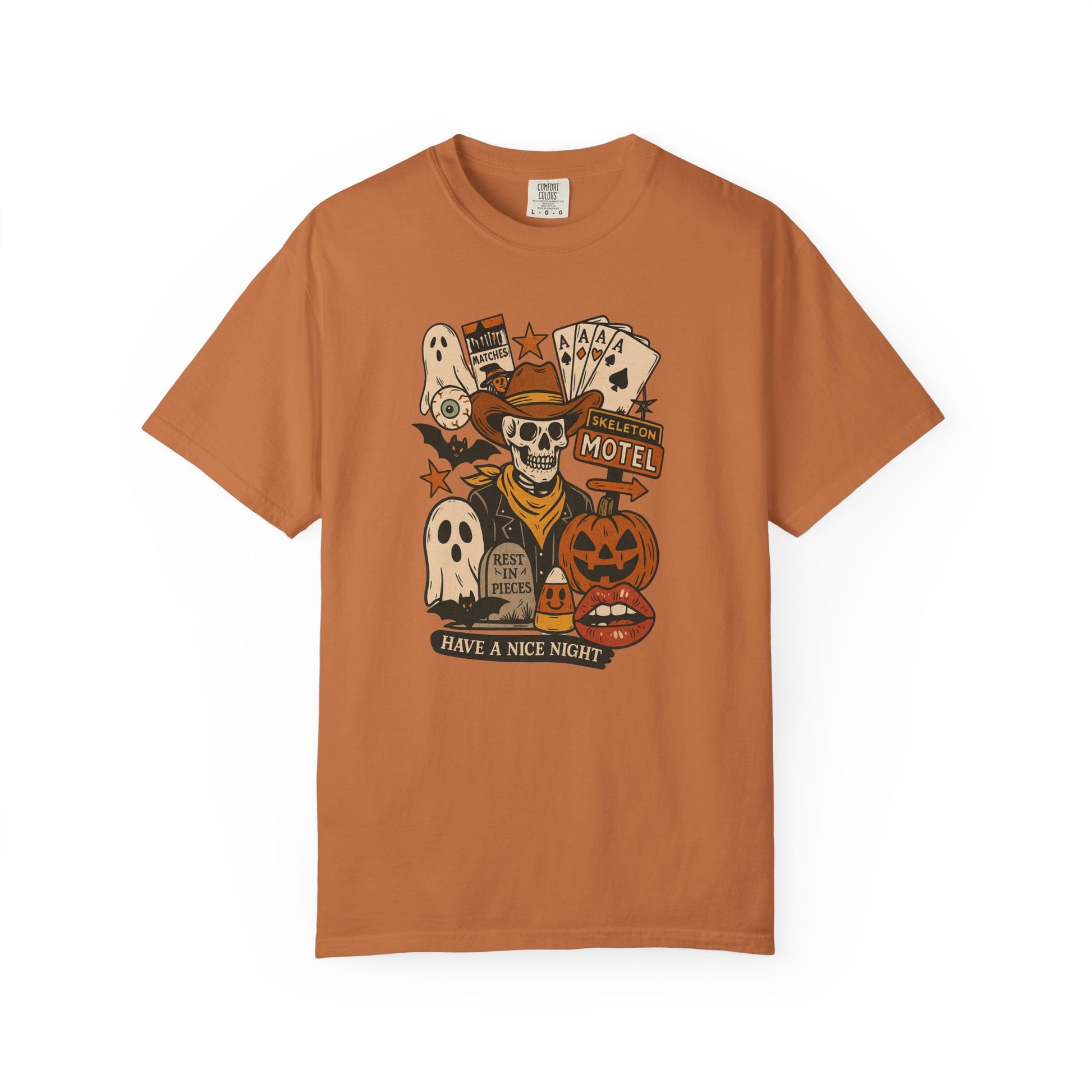 Halloween Motel Comfort Colors T-Shirt - Thespicyromancebookclub LLC