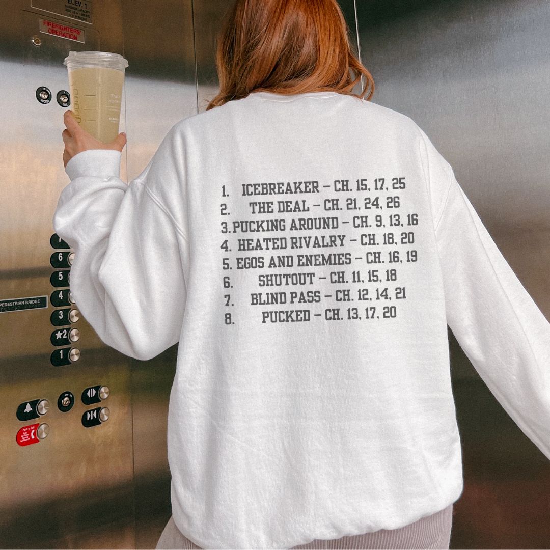 Hockey Romance – Spicy Chapter Sweatshirt - Thespicyromancebookclub LLC