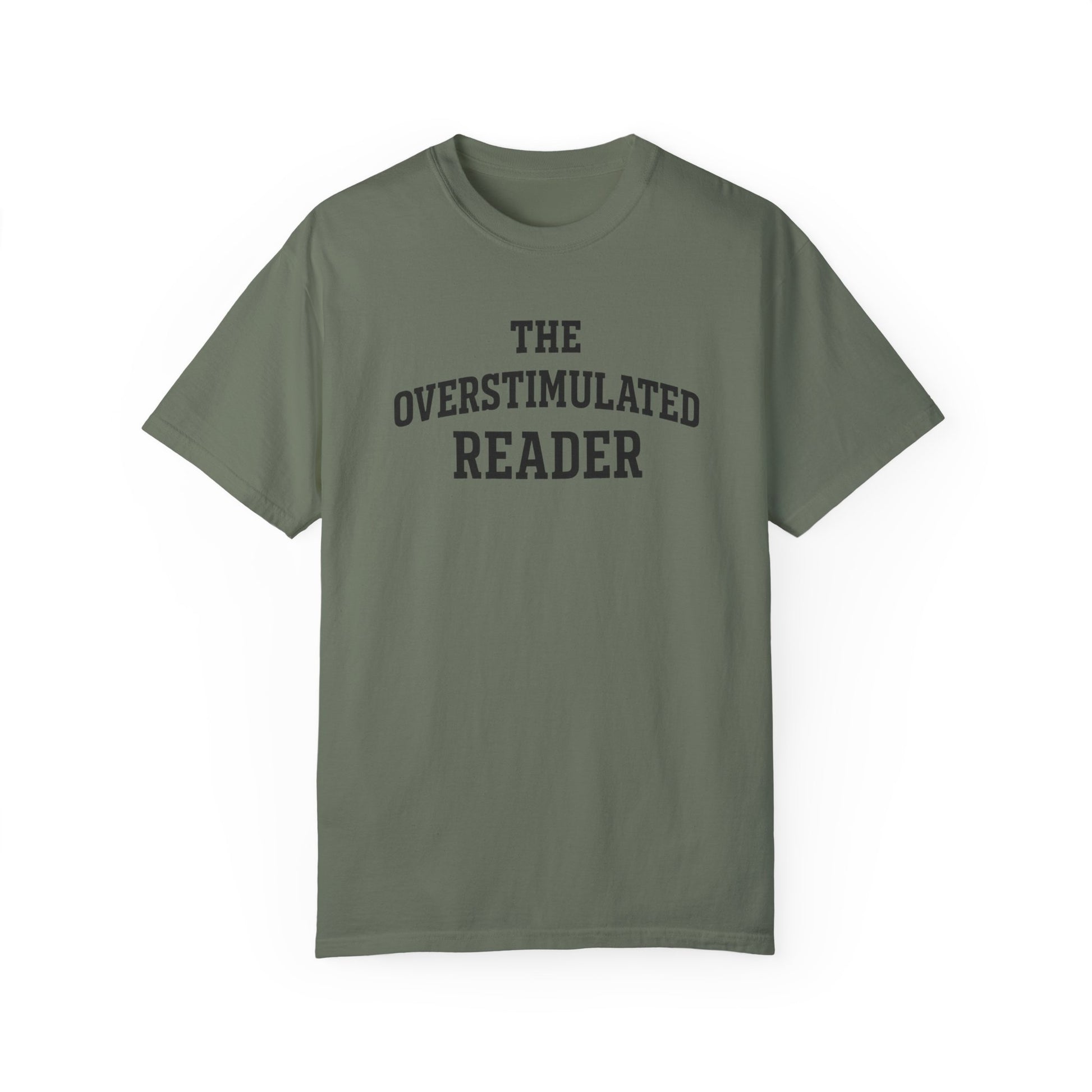 The Overstimulated Reader T-shirt - Thespicyromancebookclub LLC