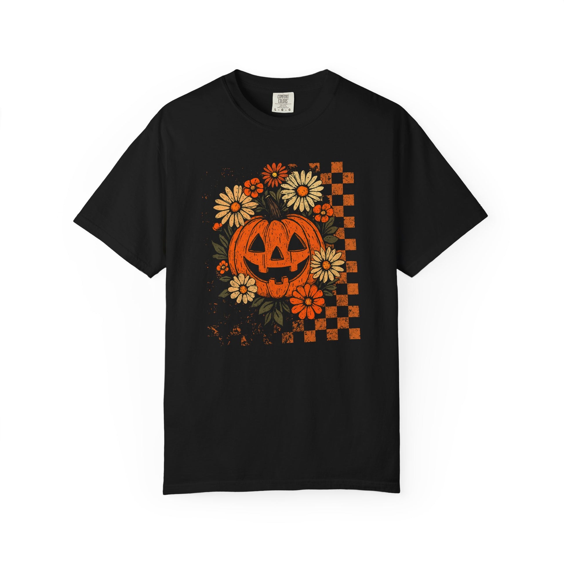 Pumpkin Floral Comfort Colors T-Shirt - Thespicyromancebookclub LLC