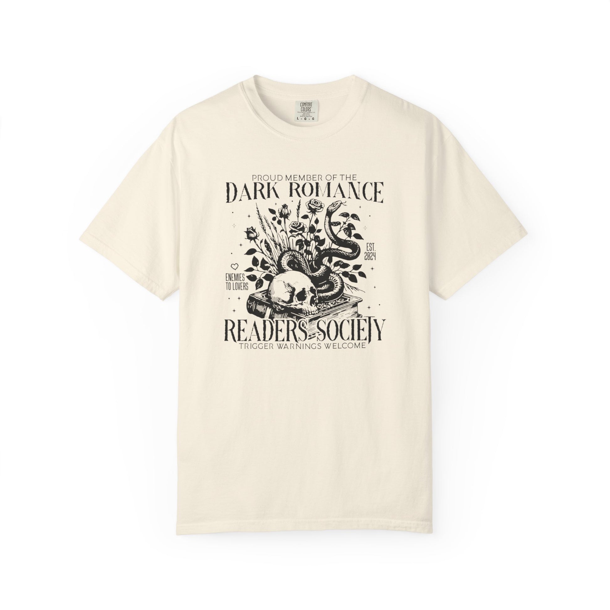 Dark Romance Readers Society Comfort Colors T-shirt - Thespicyromancebookclub LLC