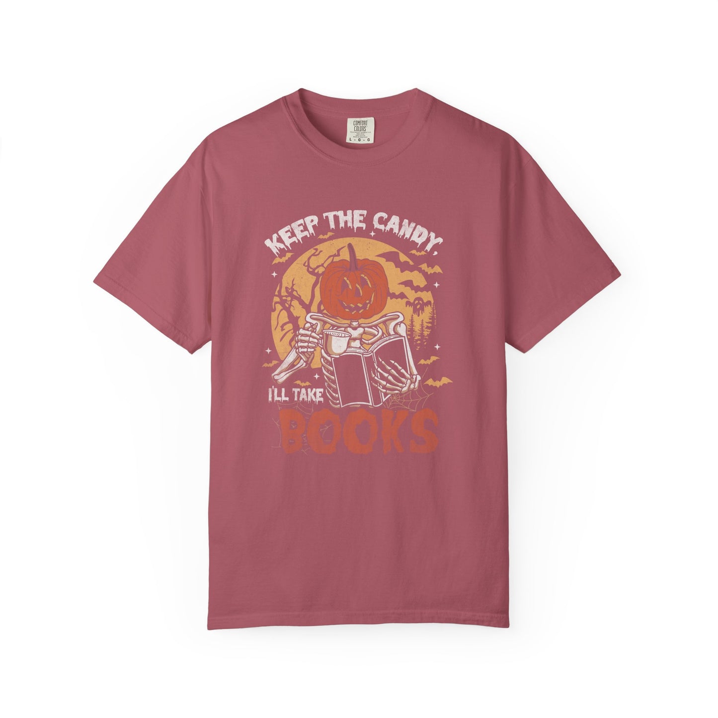 Keep The Candy I'll Take The Books Comfort T-Shirt - Thespicyromancebookclub LLC