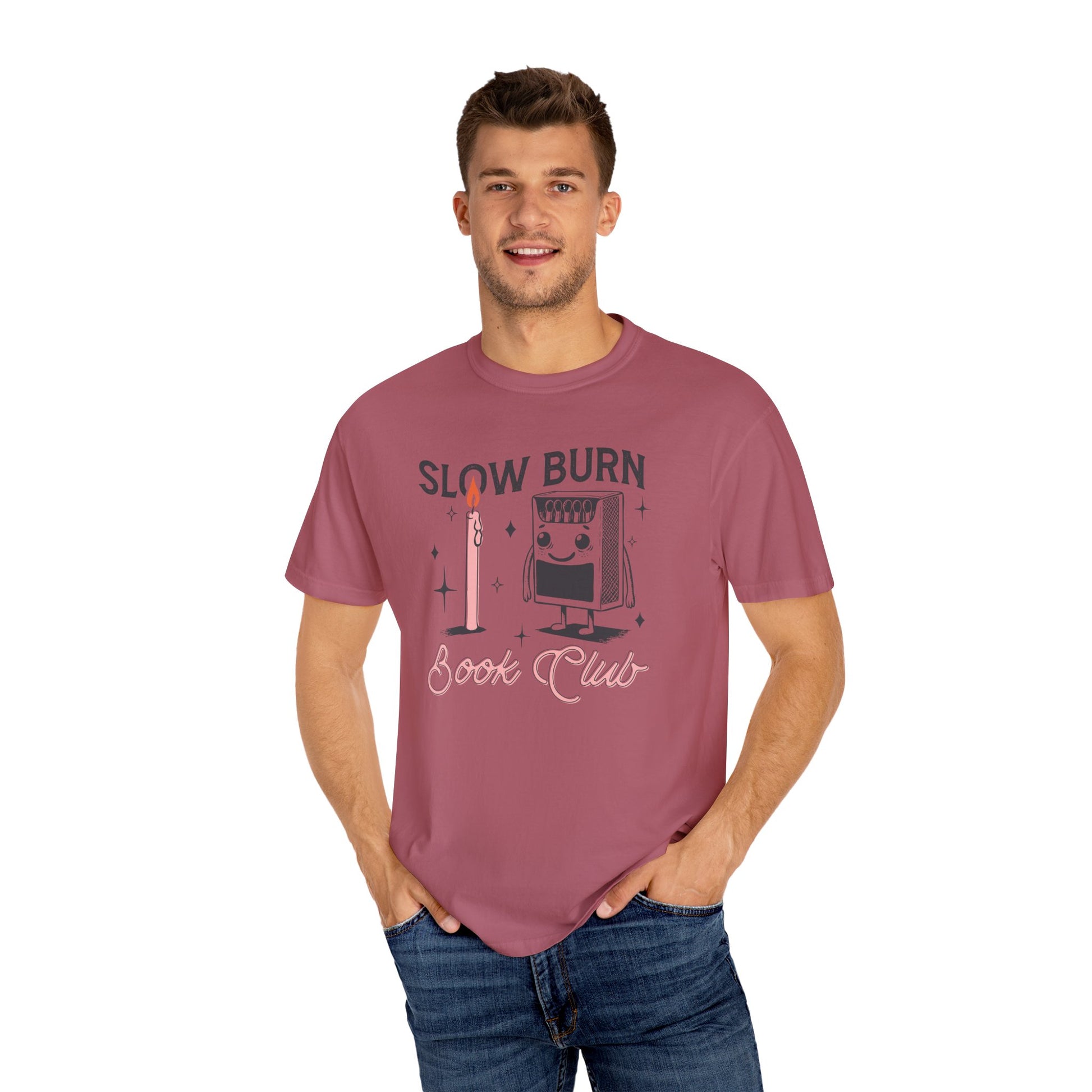 Slow Burn Book Club Comfort Colors T-Shirt - Thespicyromancebookclub LLC