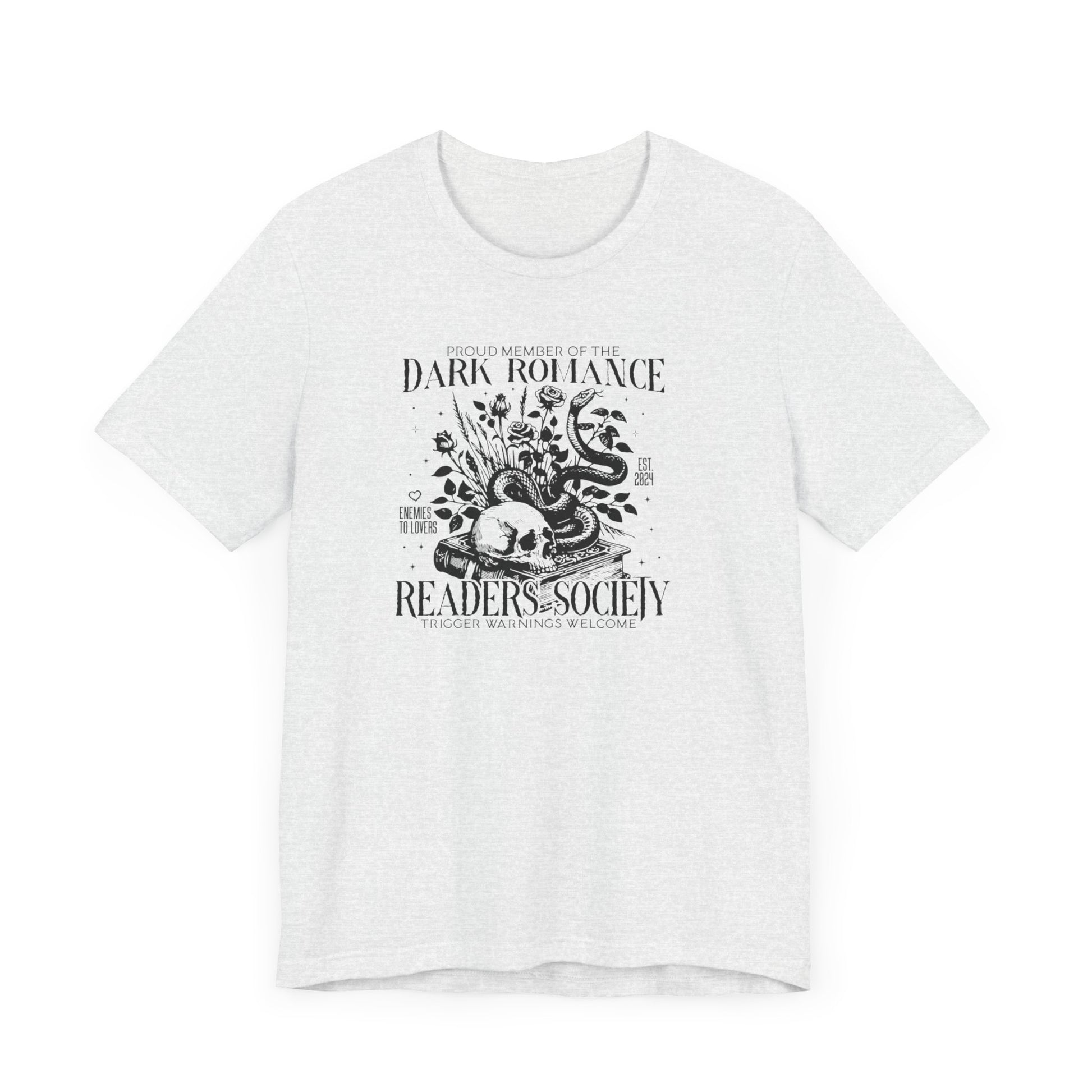The Dark Romance Readers Society” Bella + Canvas T-shirt - Thespicyromancebookclub LLC